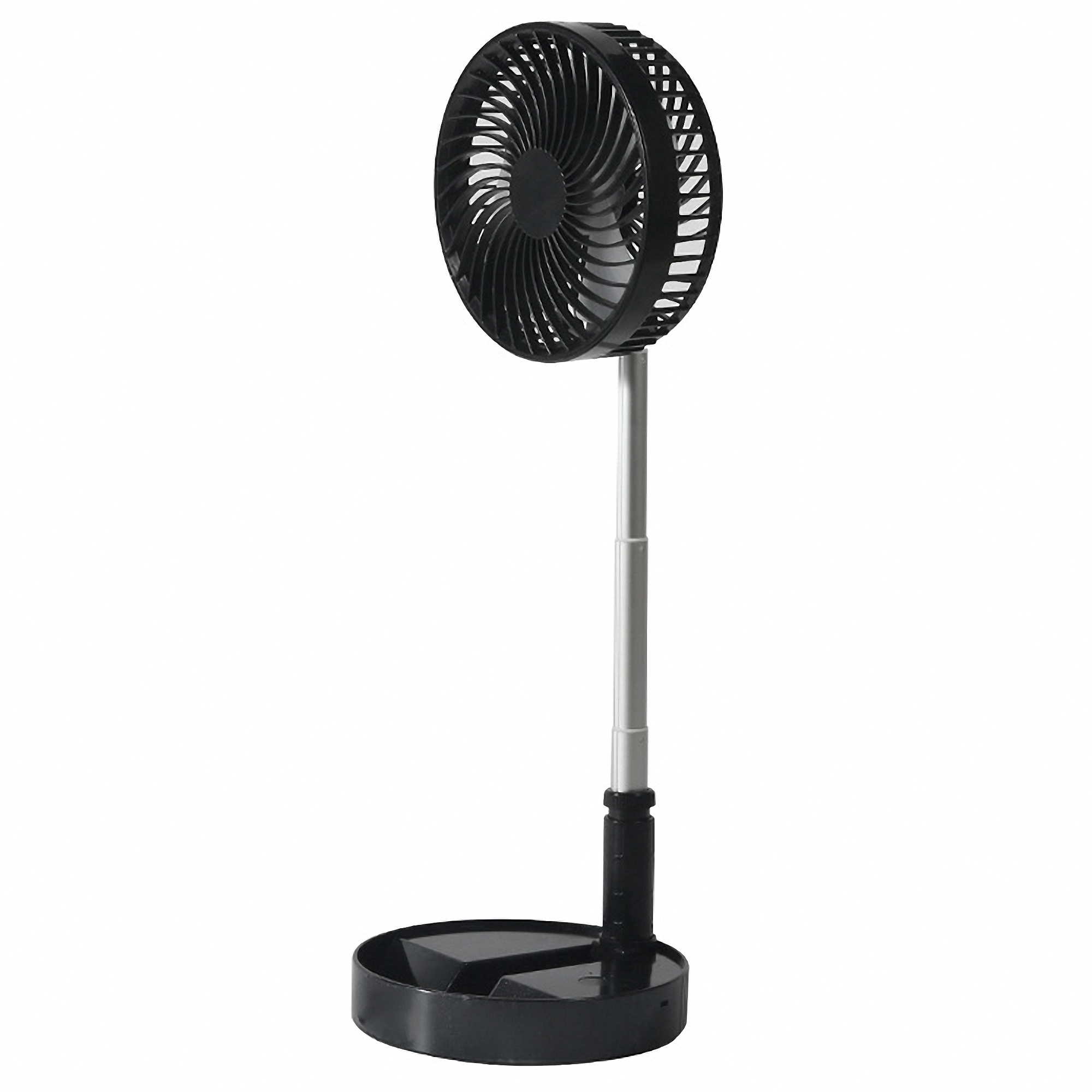 Portable USB Rechargeable Foldable Fan, 3600mAh Telescopic 2