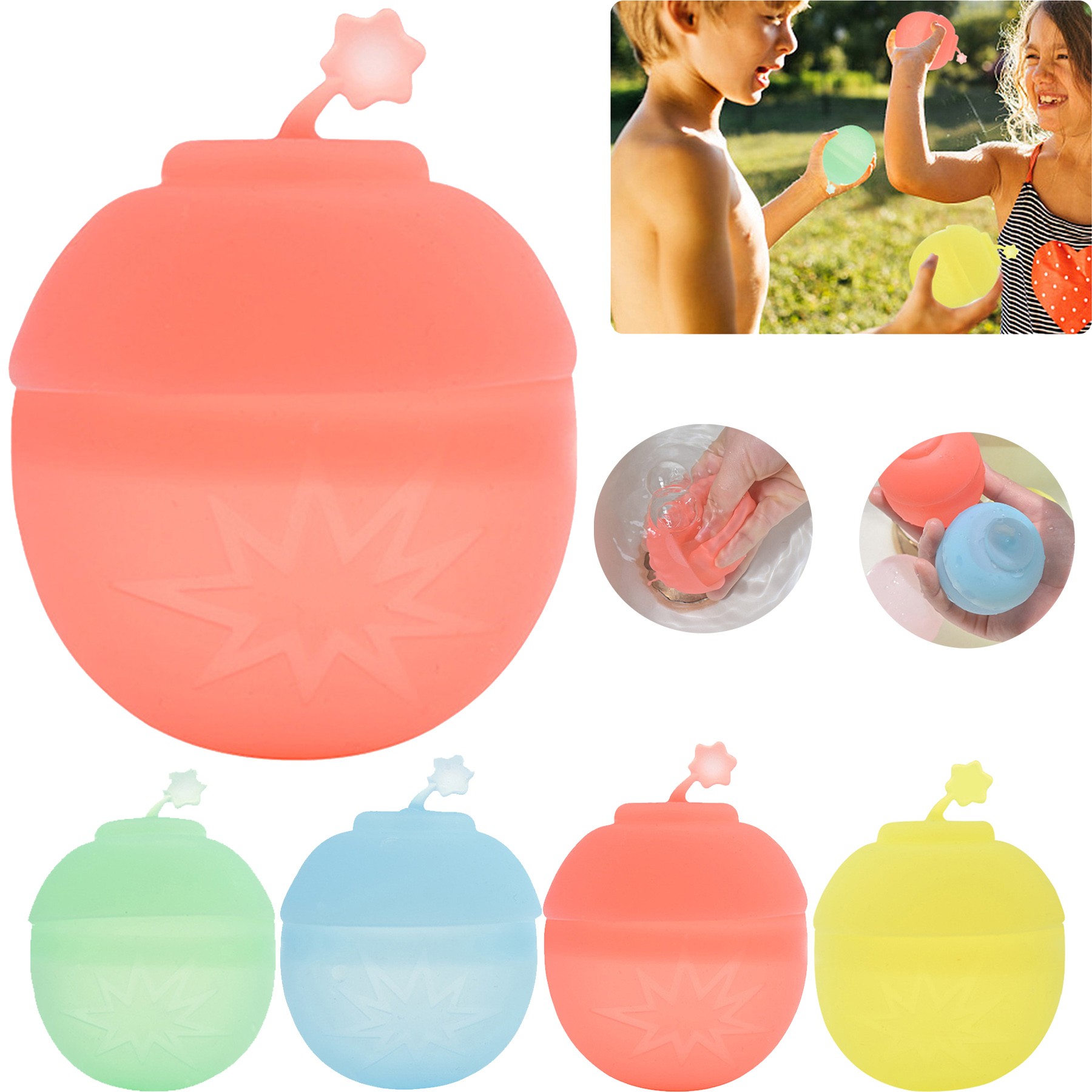 Children'S Toy Silicone Exploding Water Balloons 2