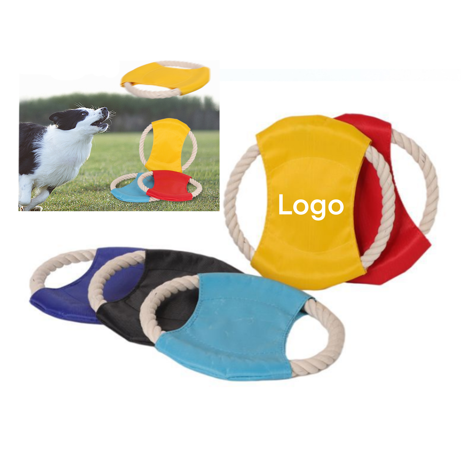 Dog Cotton Rope Flying Disc 2