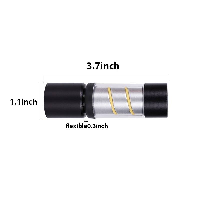 Mini LED Bright Colorful Flashlight Multifunctional Lighting 5