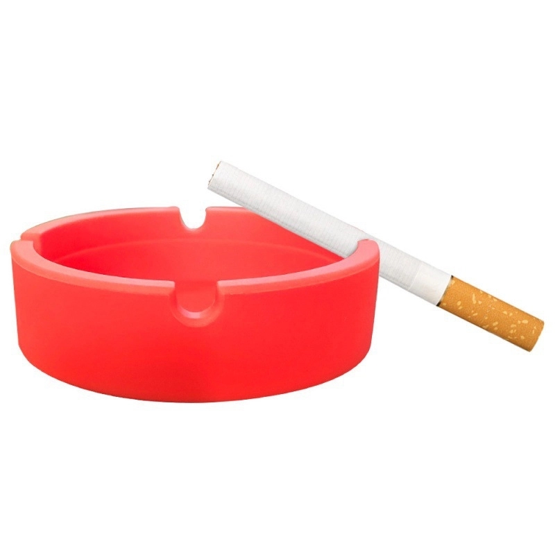 Custom Logo Round Silicone Ashtray 2