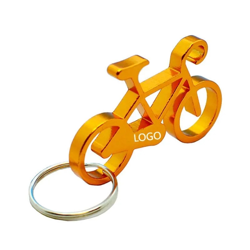 Bicycle Metal Beer Bottle Keychain 6