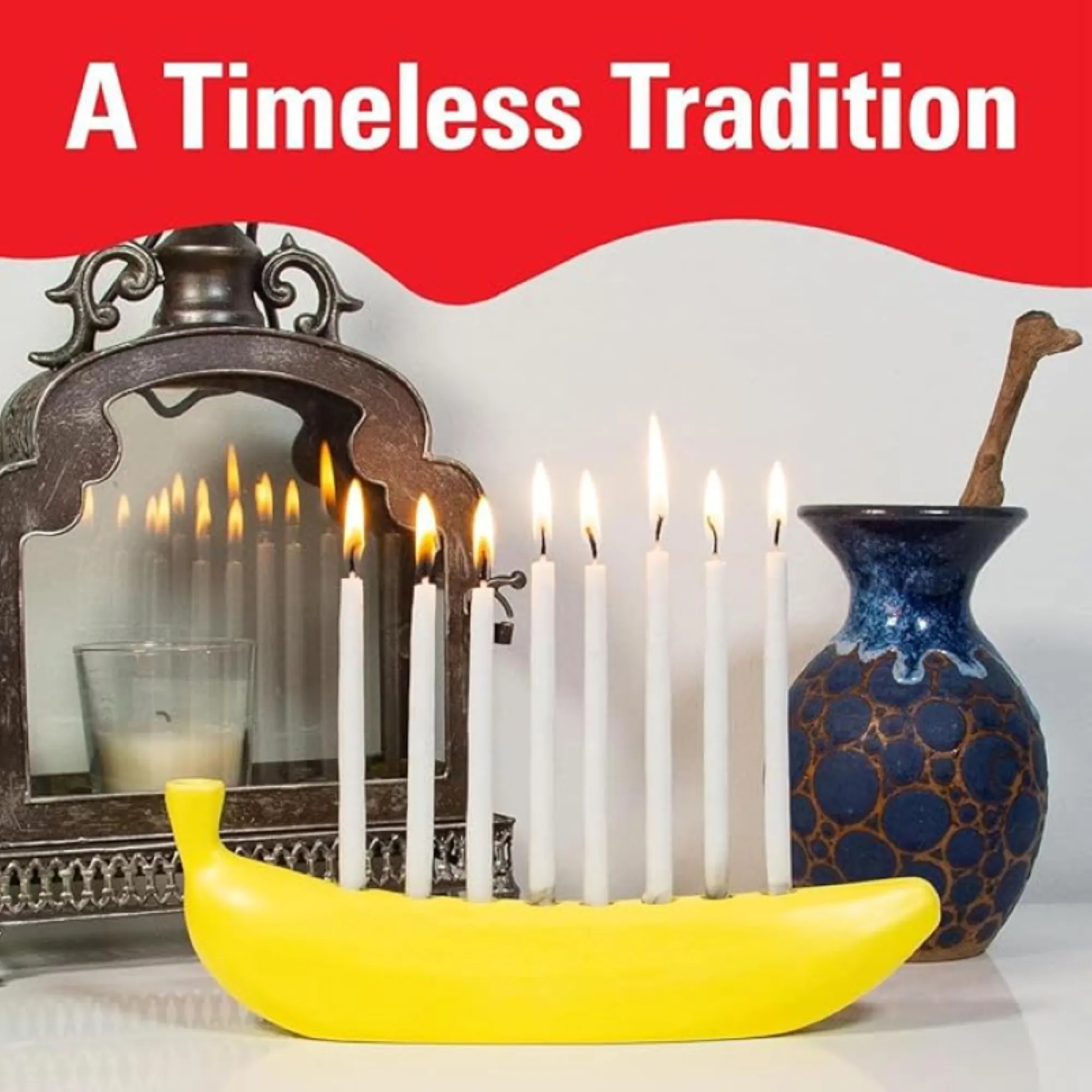 Banana Shaped Resin Candle Holder 4