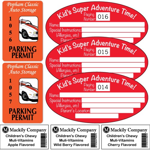 Consecutive Number, Barcode and Variable Labels 1
