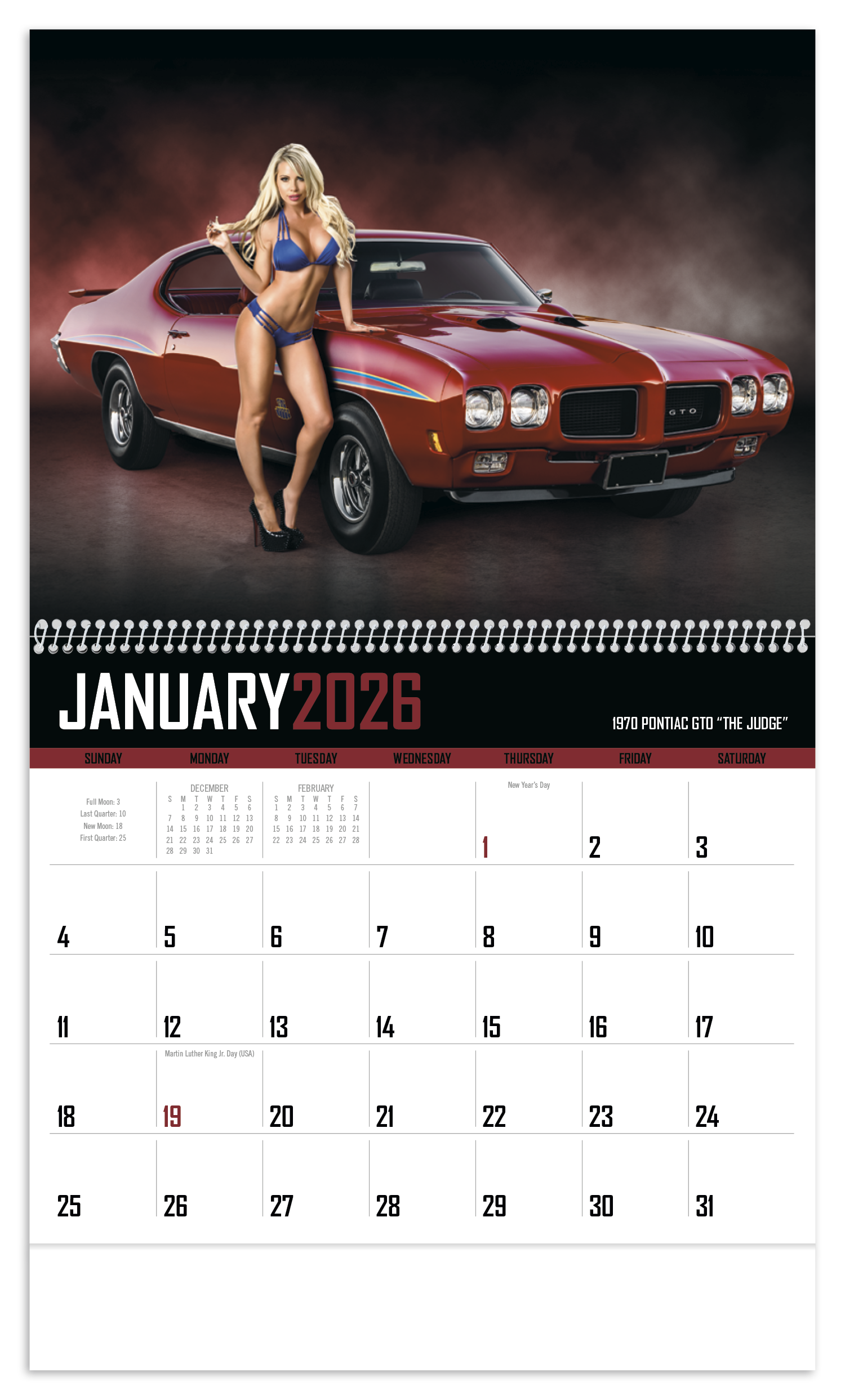 Triumph® Calendars American Muscle Calendar 6