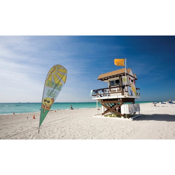 8' Advertising Teardrop Flag Kit 1
