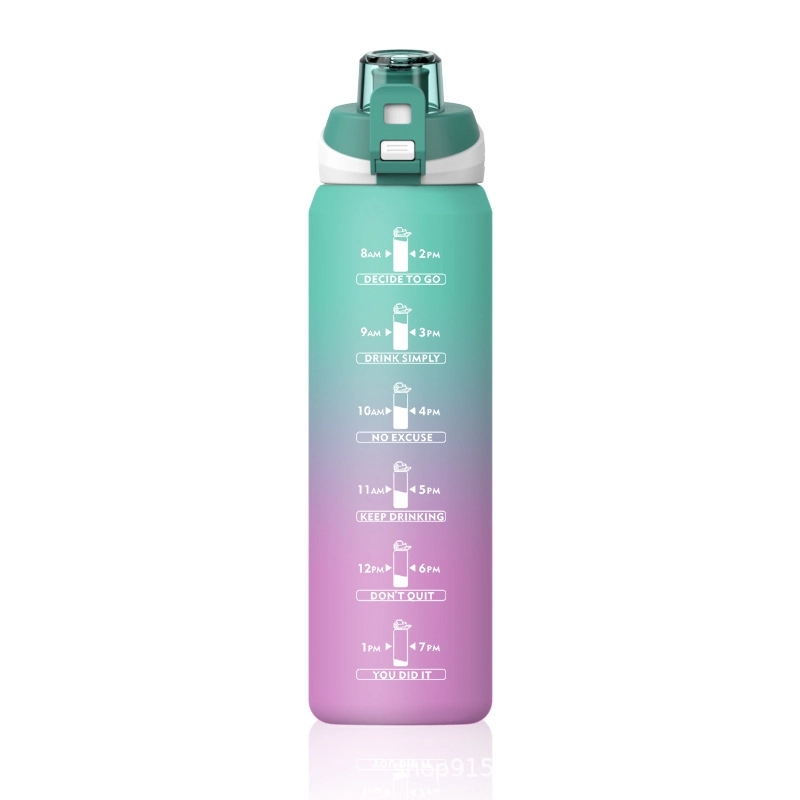 Custom 34 oz PC Material Frosted Water Bottle 1