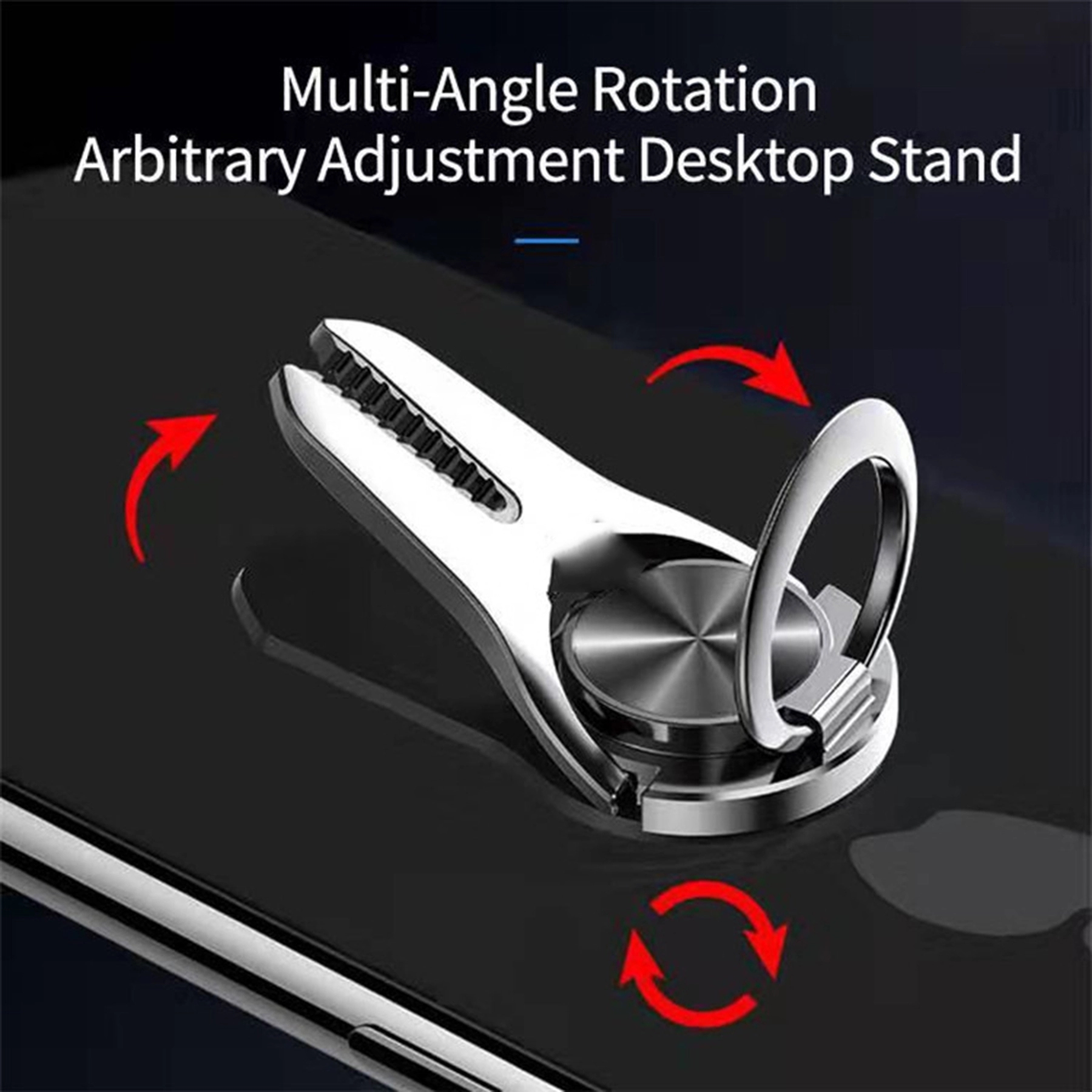 Ring Holder Stand Car Phone Mount 360 Degree Rotation 7