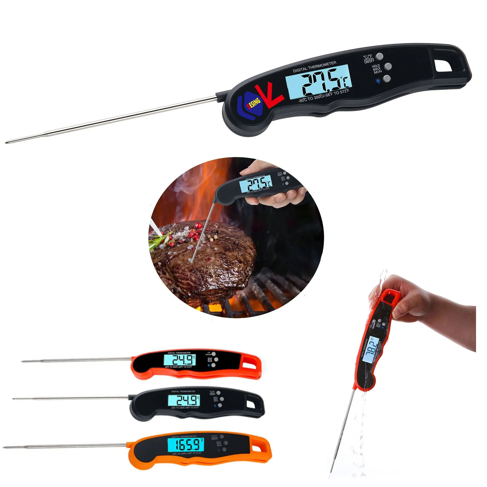 Digital Food Probe Meat Thermometer 4