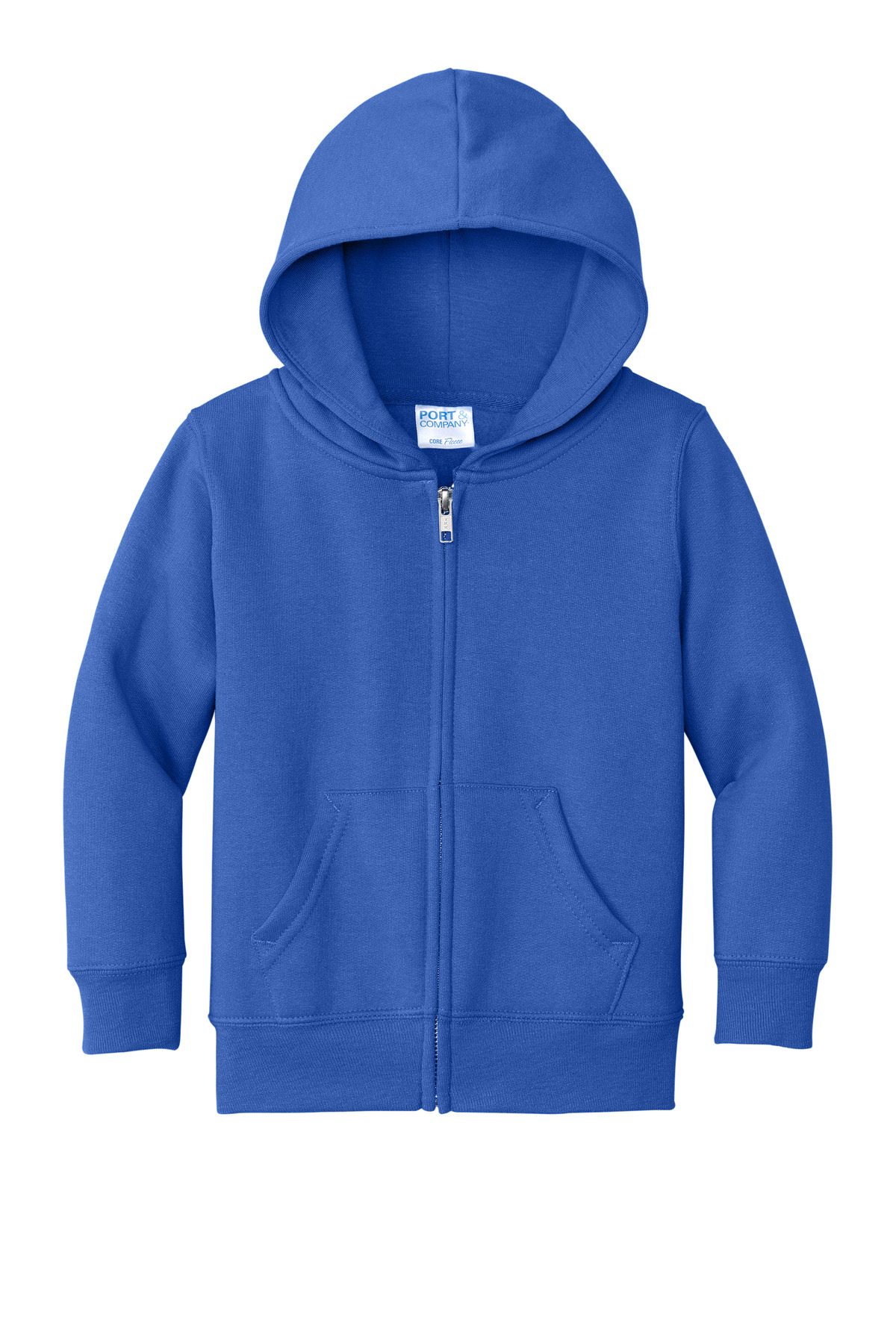 Port & Co Toddler Core Fleece Full-Zip Hooded Sweatshirt. CAR78TZH 24