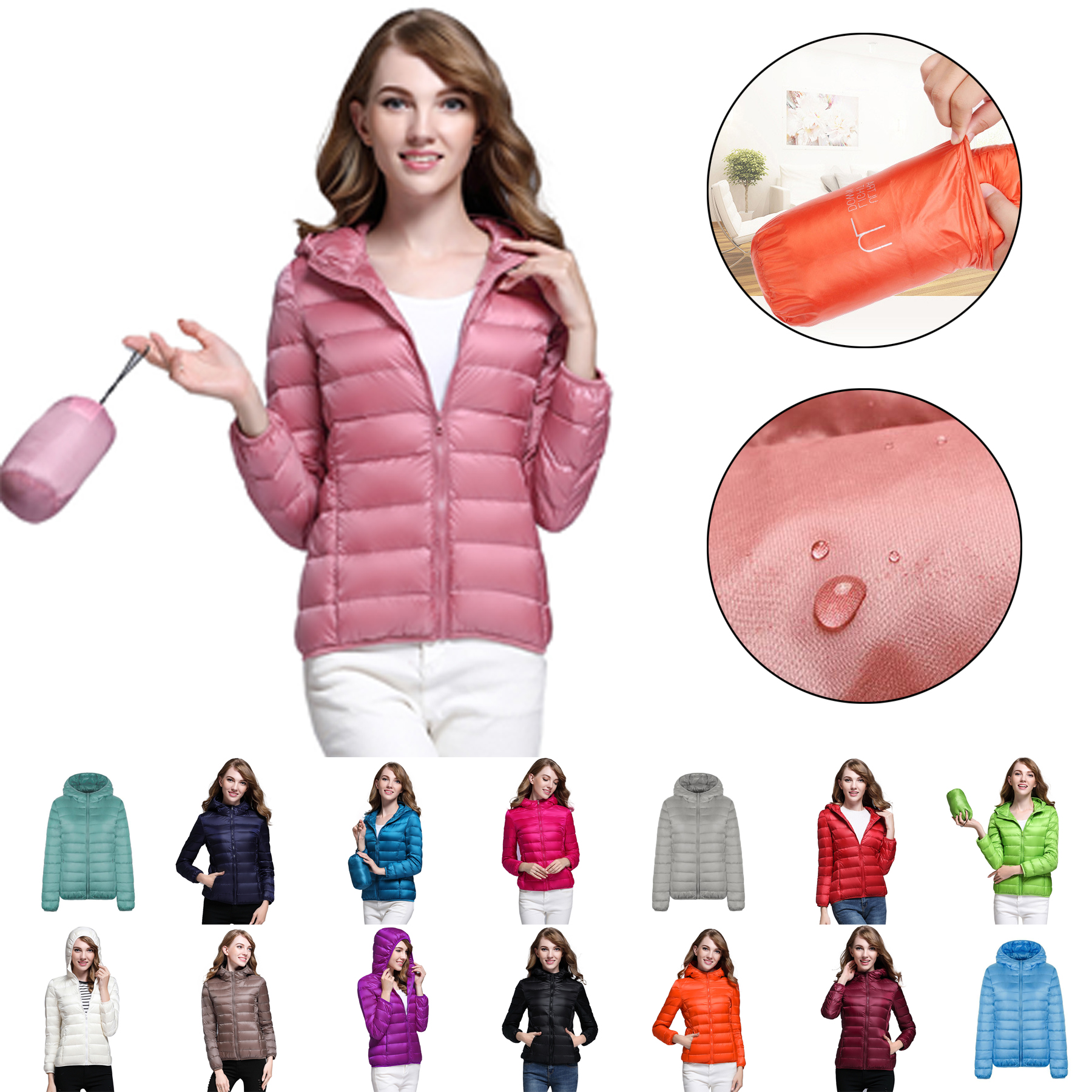 Women's Hooded Puffer Jacket 1