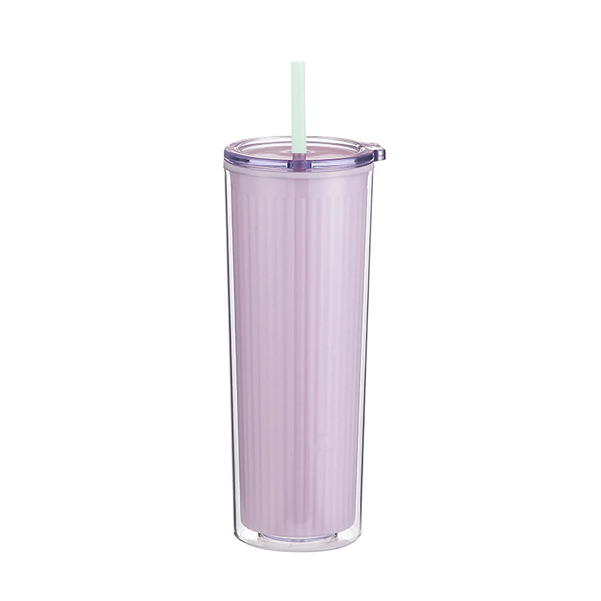 Portable Double Layer Straw Cup for Everyday Hydration 1