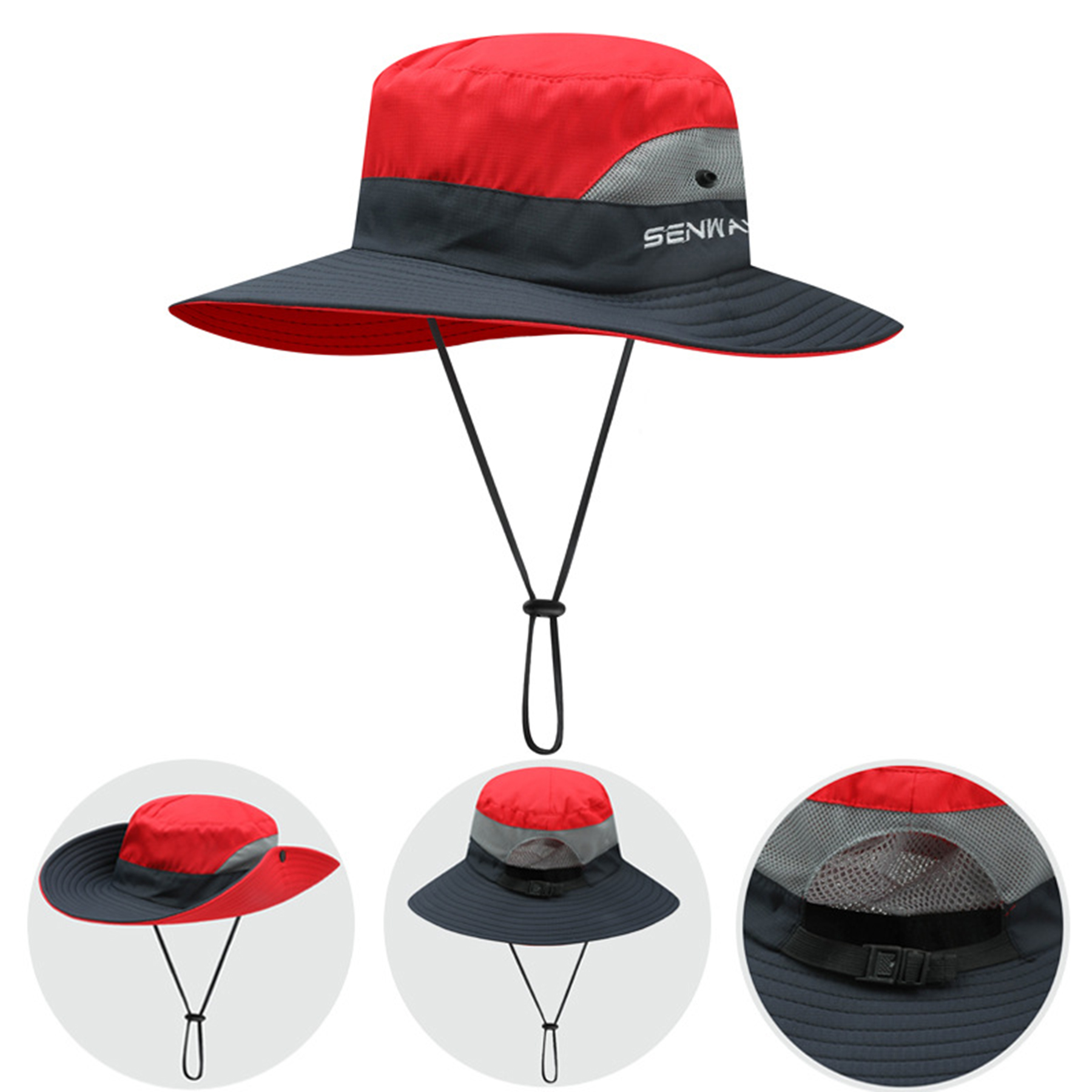 Women's UV Protection Ponytail Sun Hat 6