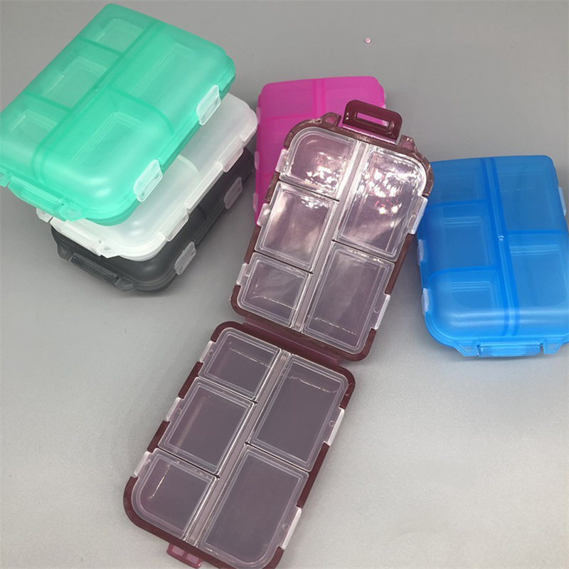 10 Grids Pill Cases Portable Travel Pill Organizer Box 5
