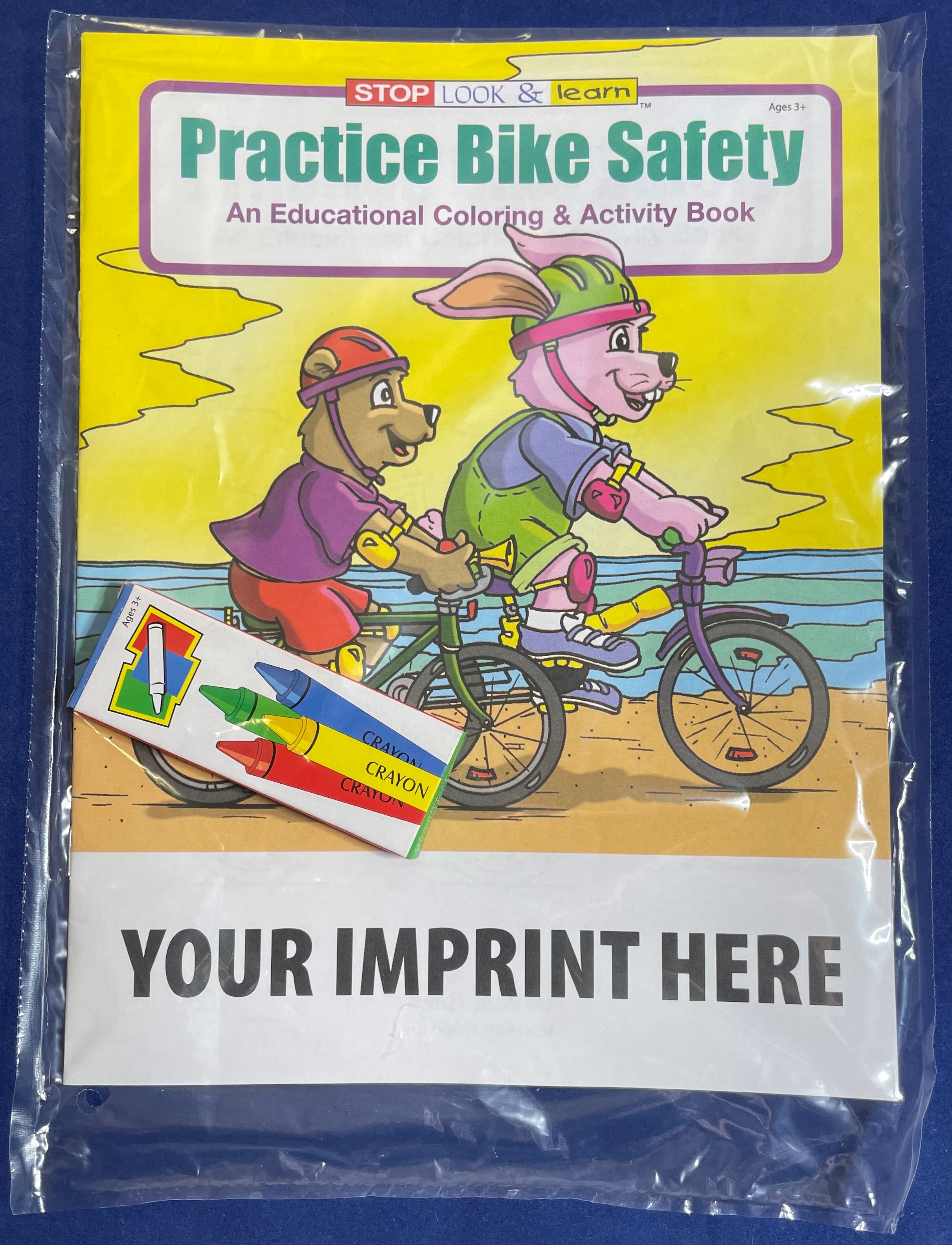 COLORING SET - Practice Bike Safety Coloring Book Fun Pack 5