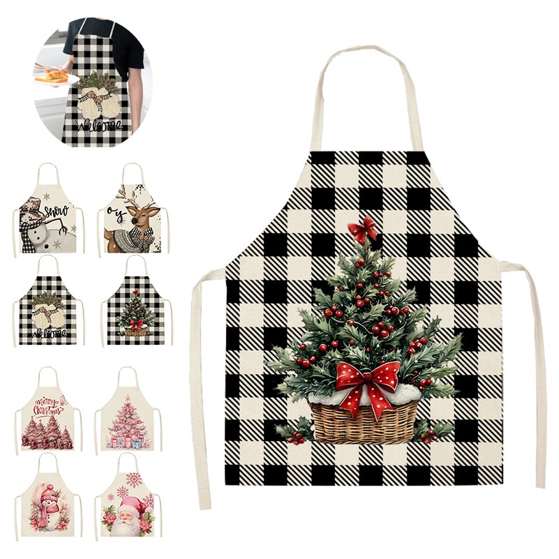 Funny Christmas Baking Apron for Women 2