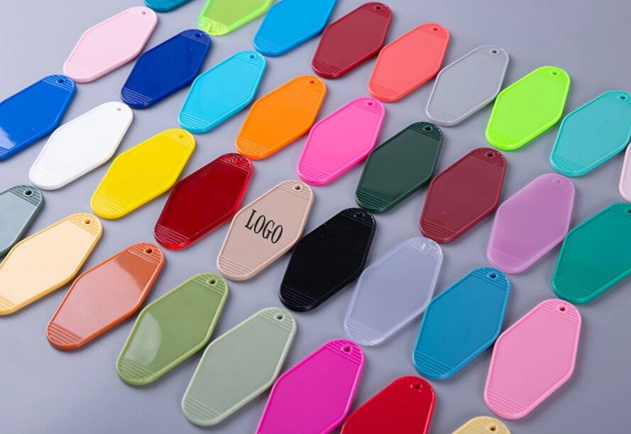 Plastic Hotel Keychain Motel Key Tag 3