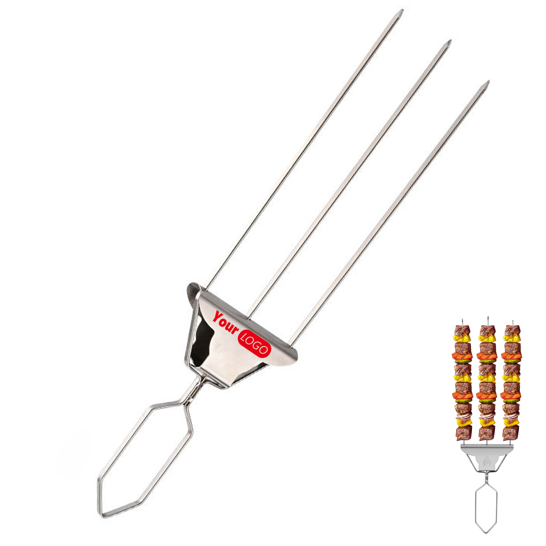 Three Forked Barbecue Fork 3