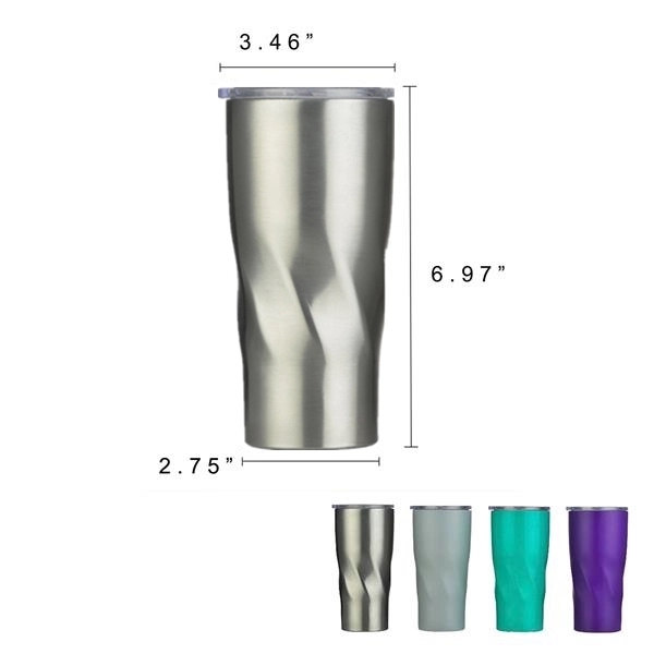 20oz. Stainless Steel Thermos Water Bottle, custom water bottle with logo imprint 2