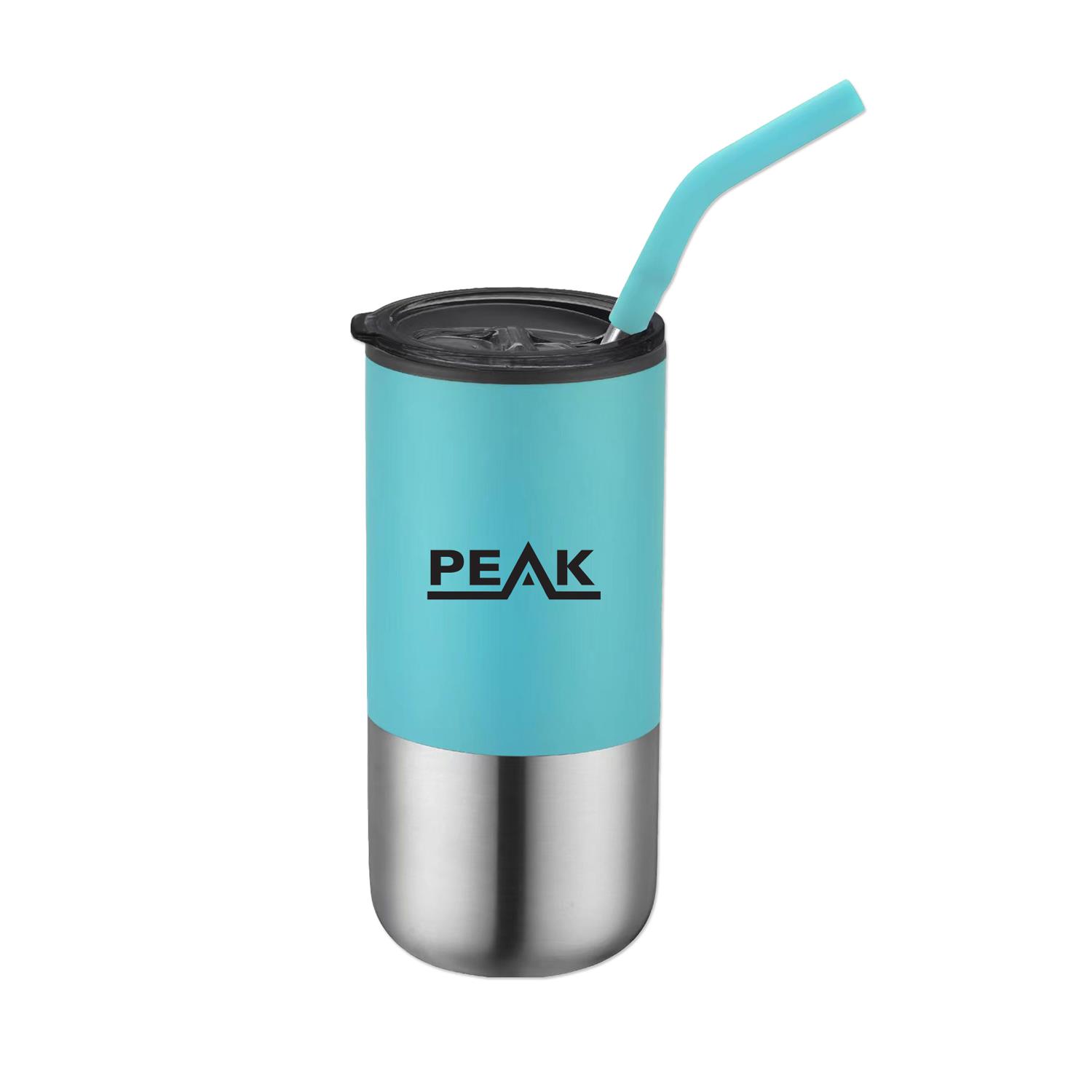 16 Oz. Double Wall Tumbler with Straw 21