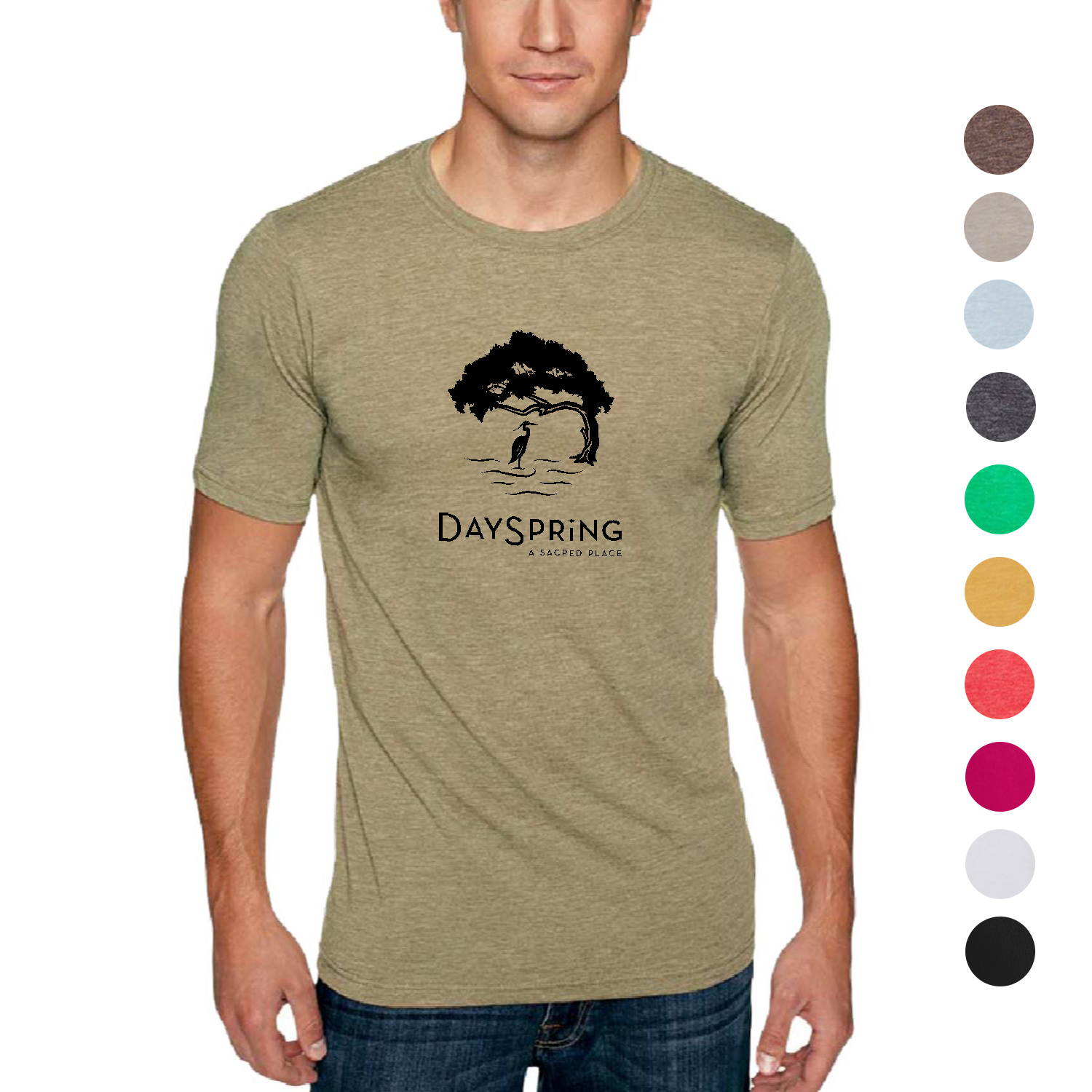 Next Level 3.7 OZ. 65/ 35 Polyester/ Cotton Preshrunk Men's T-shirt 2