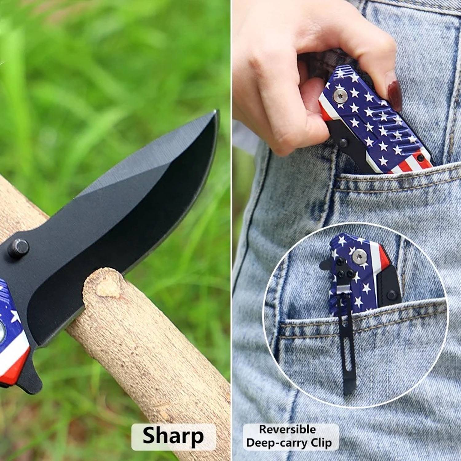 USA MU-A104AF Spring Assisted Knife 2