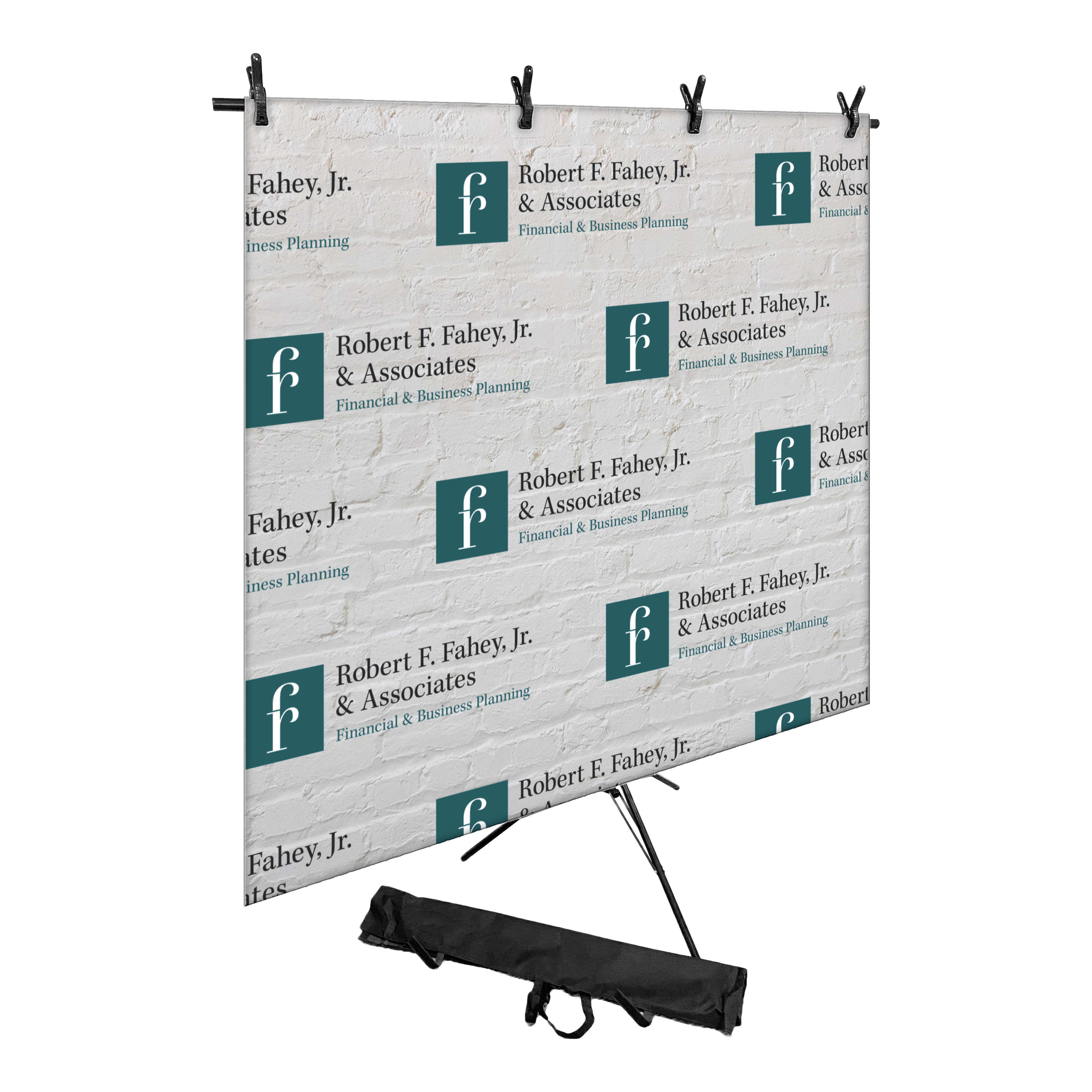 Web Meeting Backdrop, Wrinkle-Release Premium PolyKnit, 60x60 inches 2