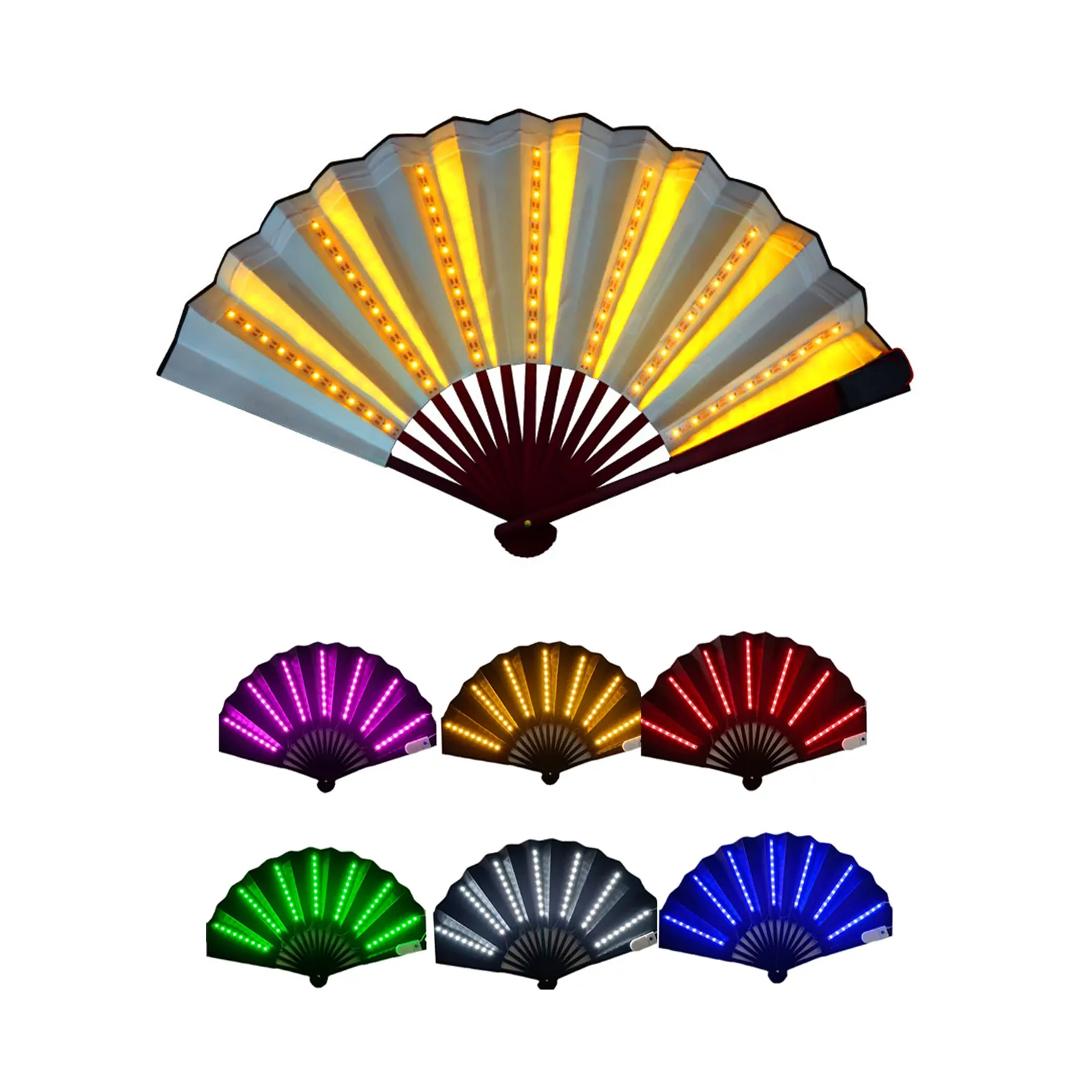 Led Luminous Folding Fan 1