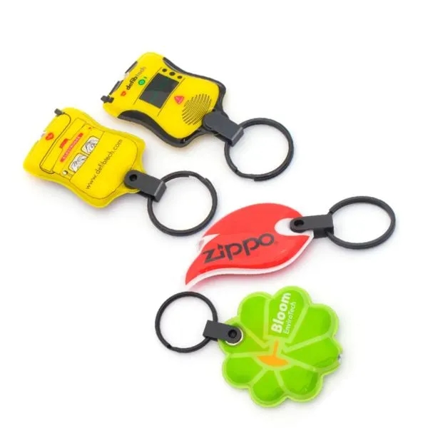 Custom PVC LED Flashlight Keychain 7
