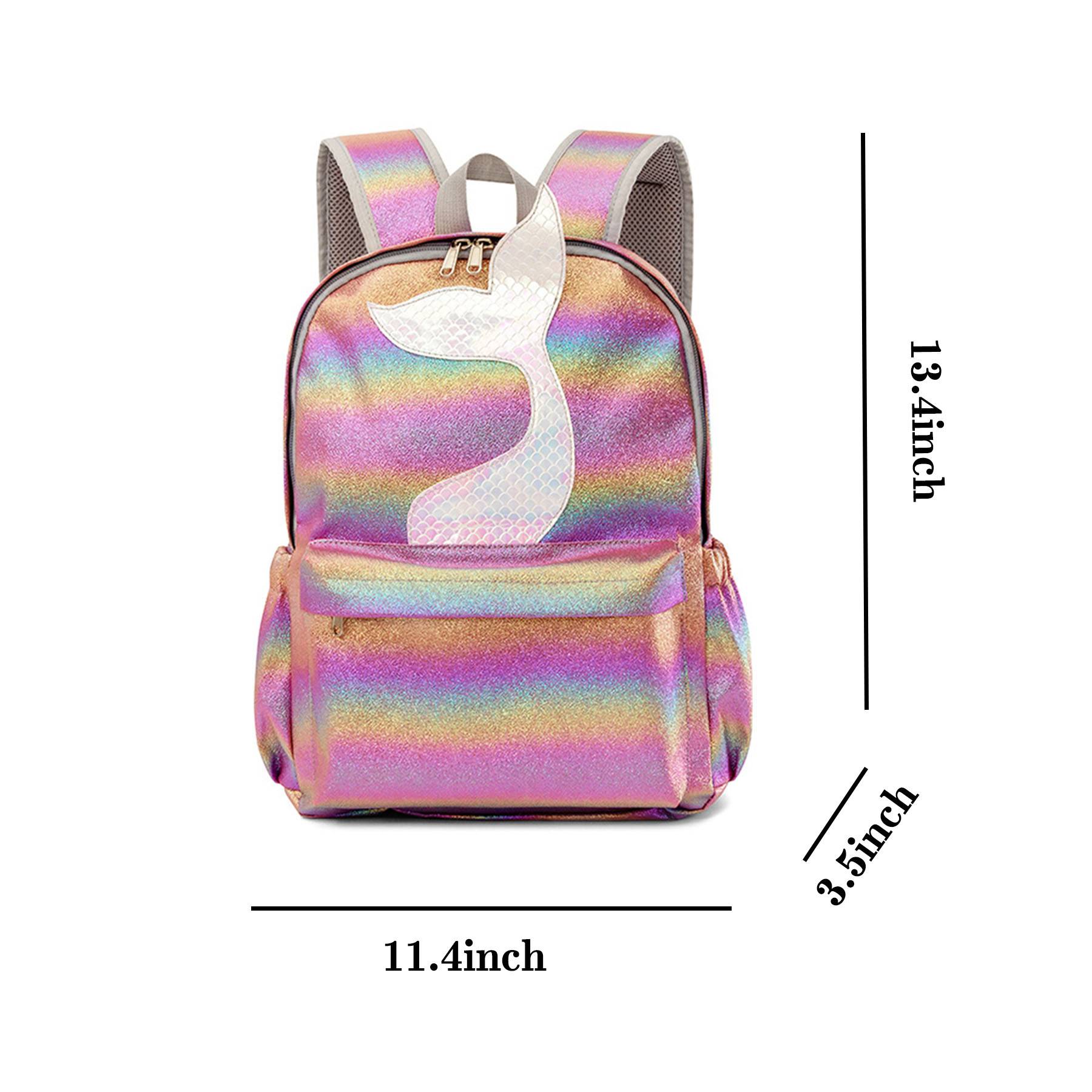 PU Mermaid Backpack Set For Kid 6