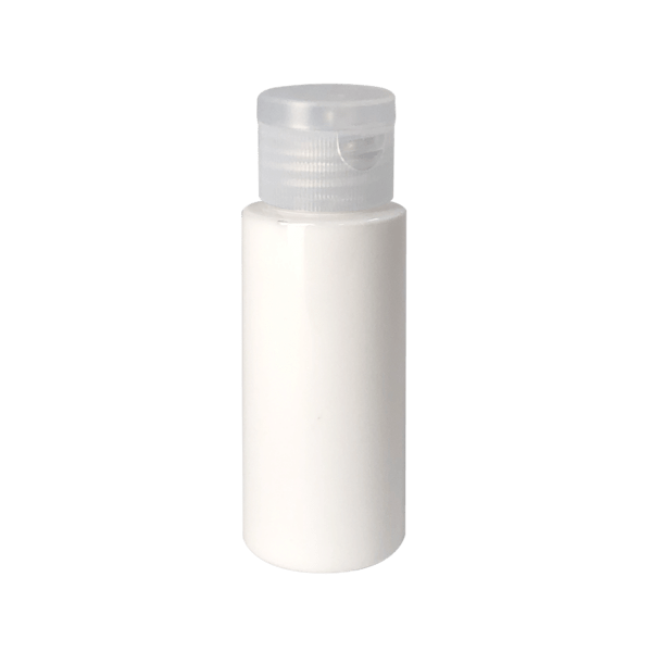 2 oz. SPF 30 Sunscreen in Clear Cylinder Bottle with Clear Flip Top 2