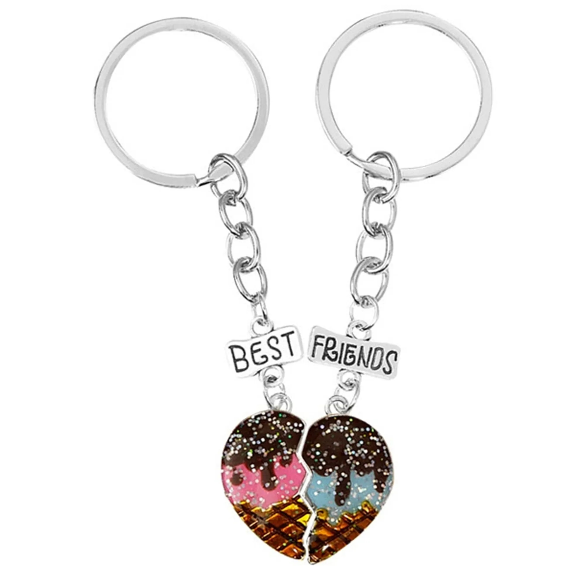 Gradient Heart Keychain 12