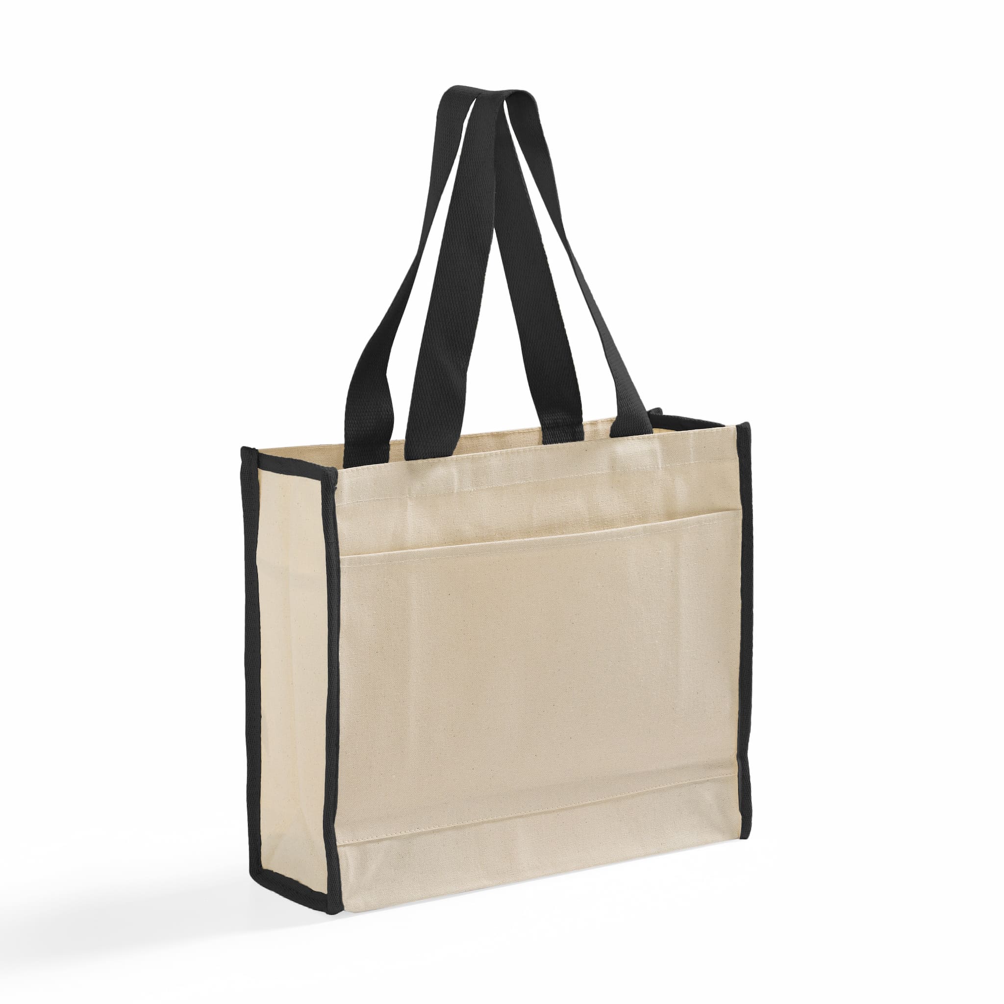 Color-Trim Canvas Tote Bag, custom tote bag with logo imprint 12