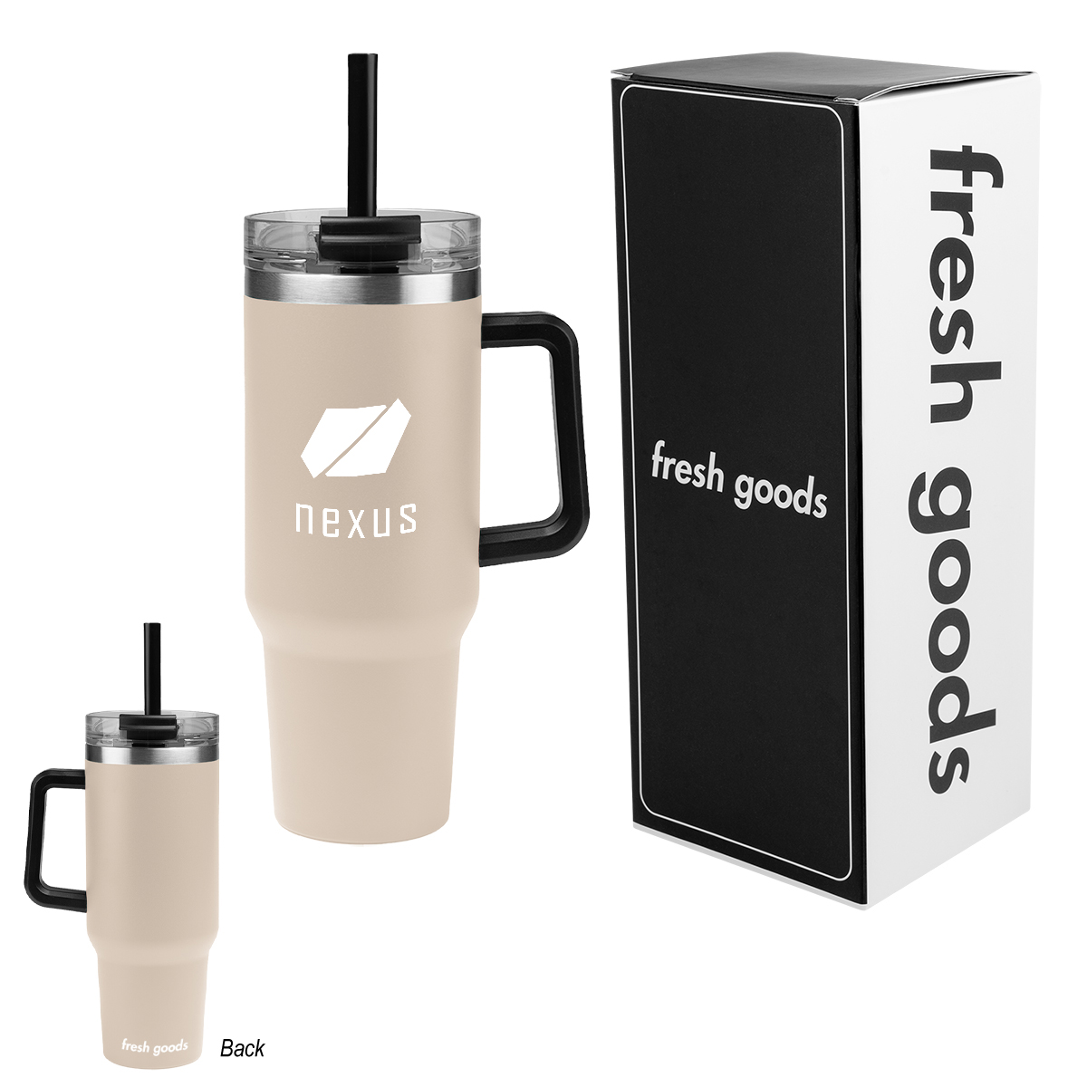 Fresh Goods 40 Oz. Intrepid Stainless Steel Tumbler 13