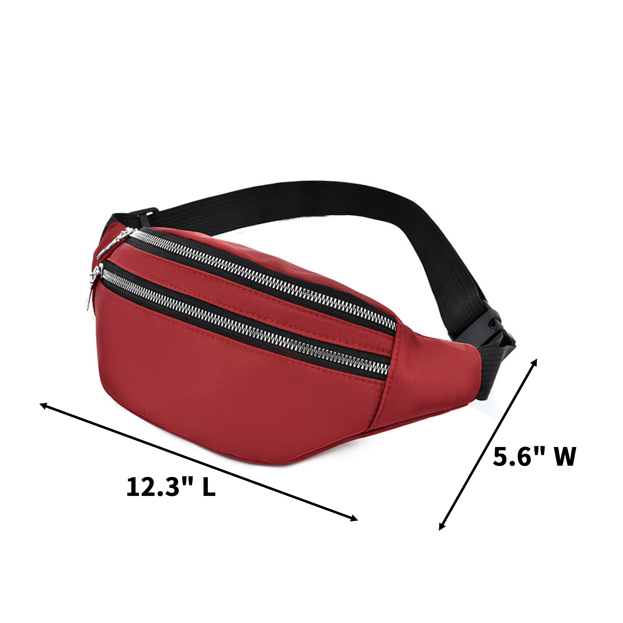 PU Leather Crossbody Shoulder Organizer 12.3" Length X 5.6" Width 2