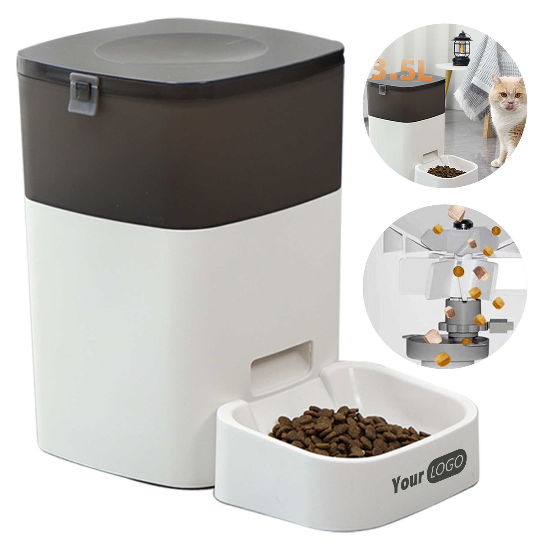 Plastic Intelligent Automatic Pet Feeder 3