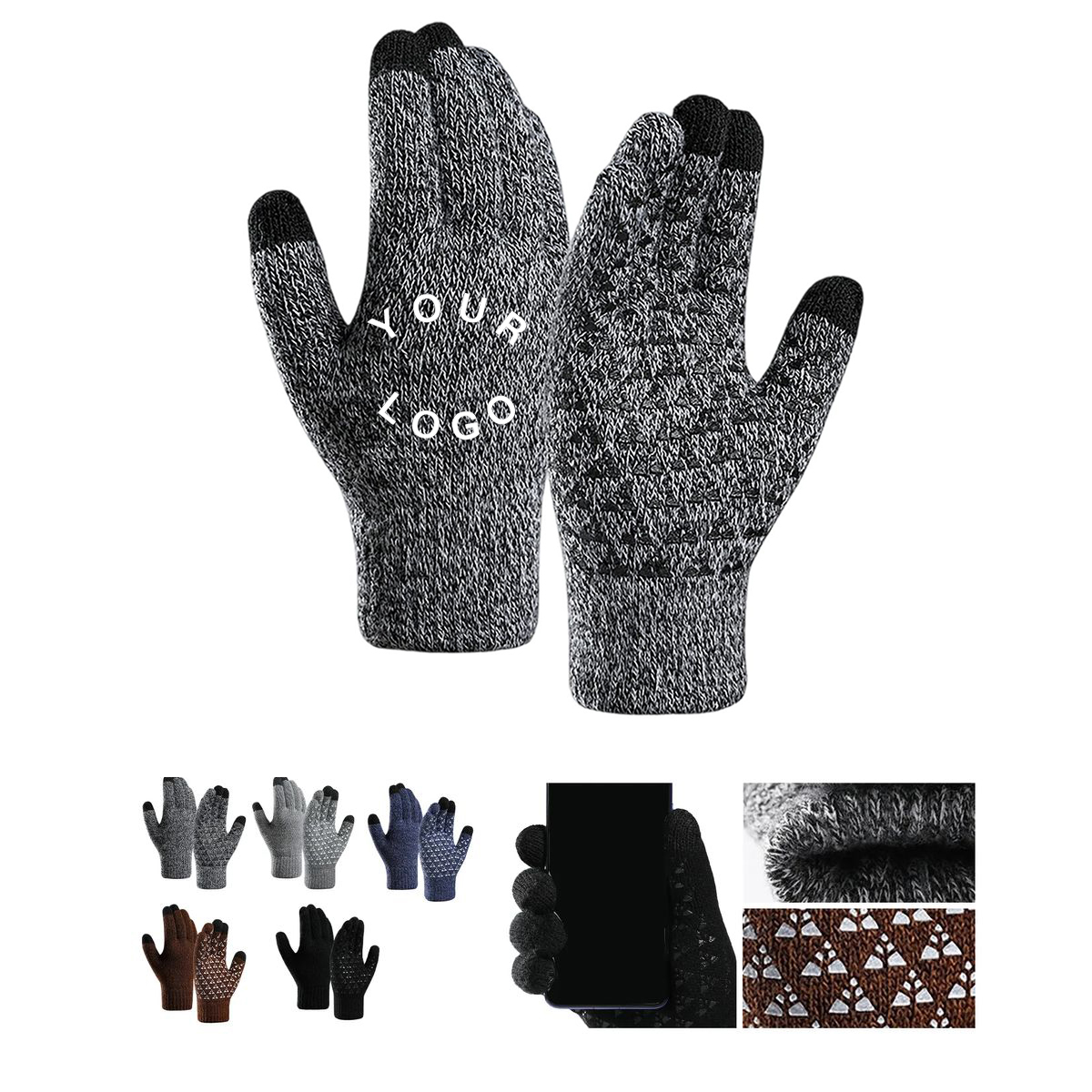 7.9 Inch Warm Gloves for Smartphone Use 6