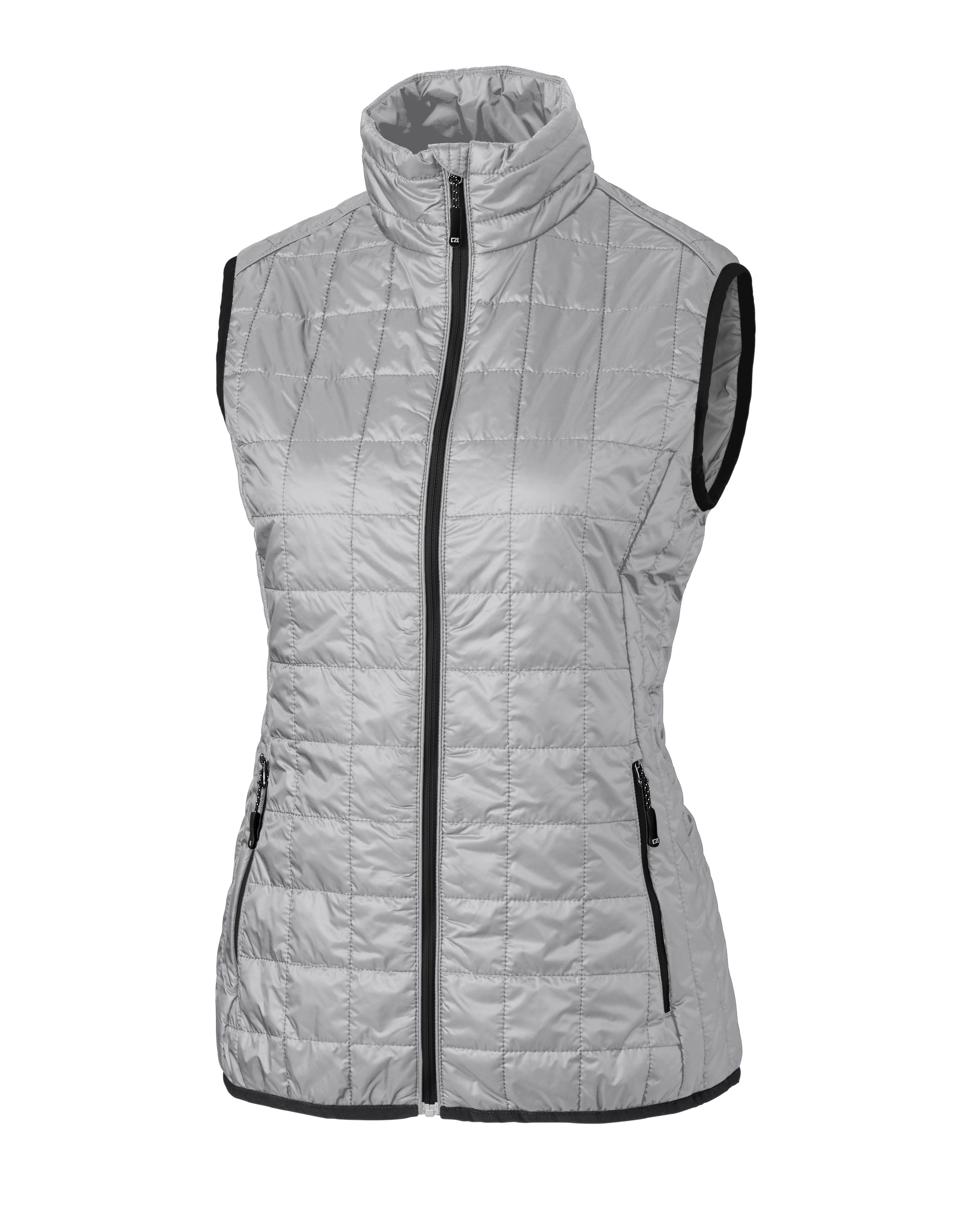 Cutter & Buck Rainier Recycled Insulated Puffer Womens Full Zip Vest 82