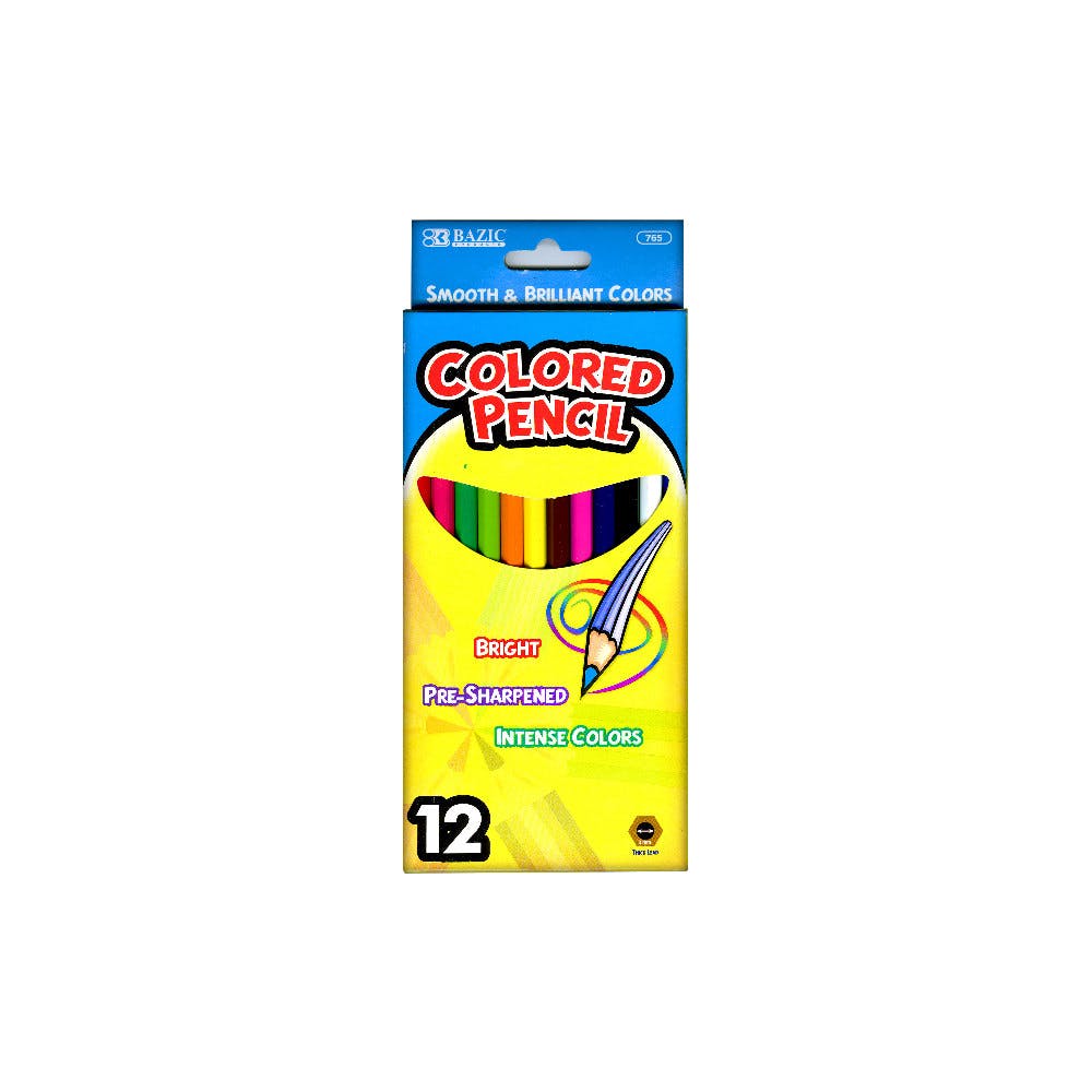 Colored Pencils - Pre-sharpened 12 Piece 2