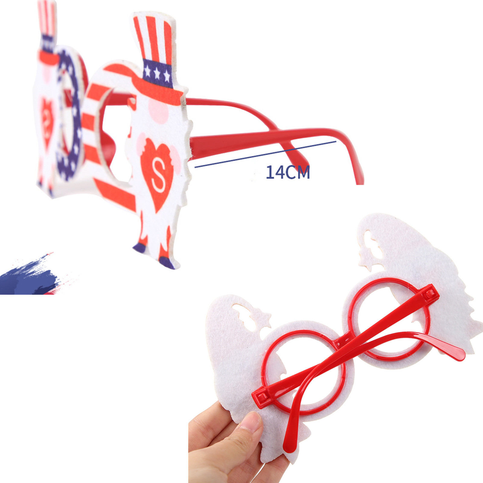 American Flag Decorative Eyeglass Frame-in stock 5