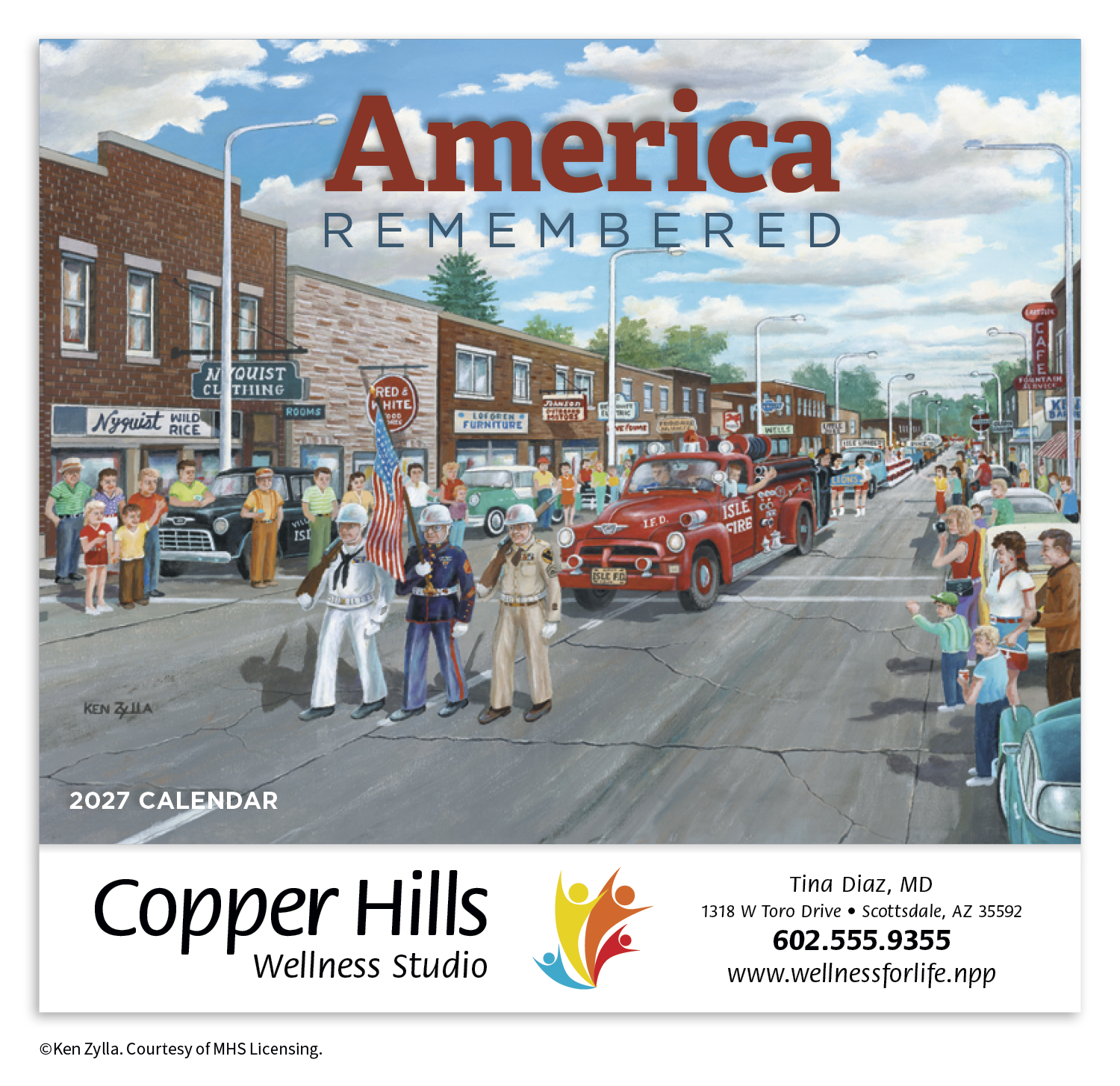 HotLine® Products America Remembered Appointment Calendar - Stapled 27