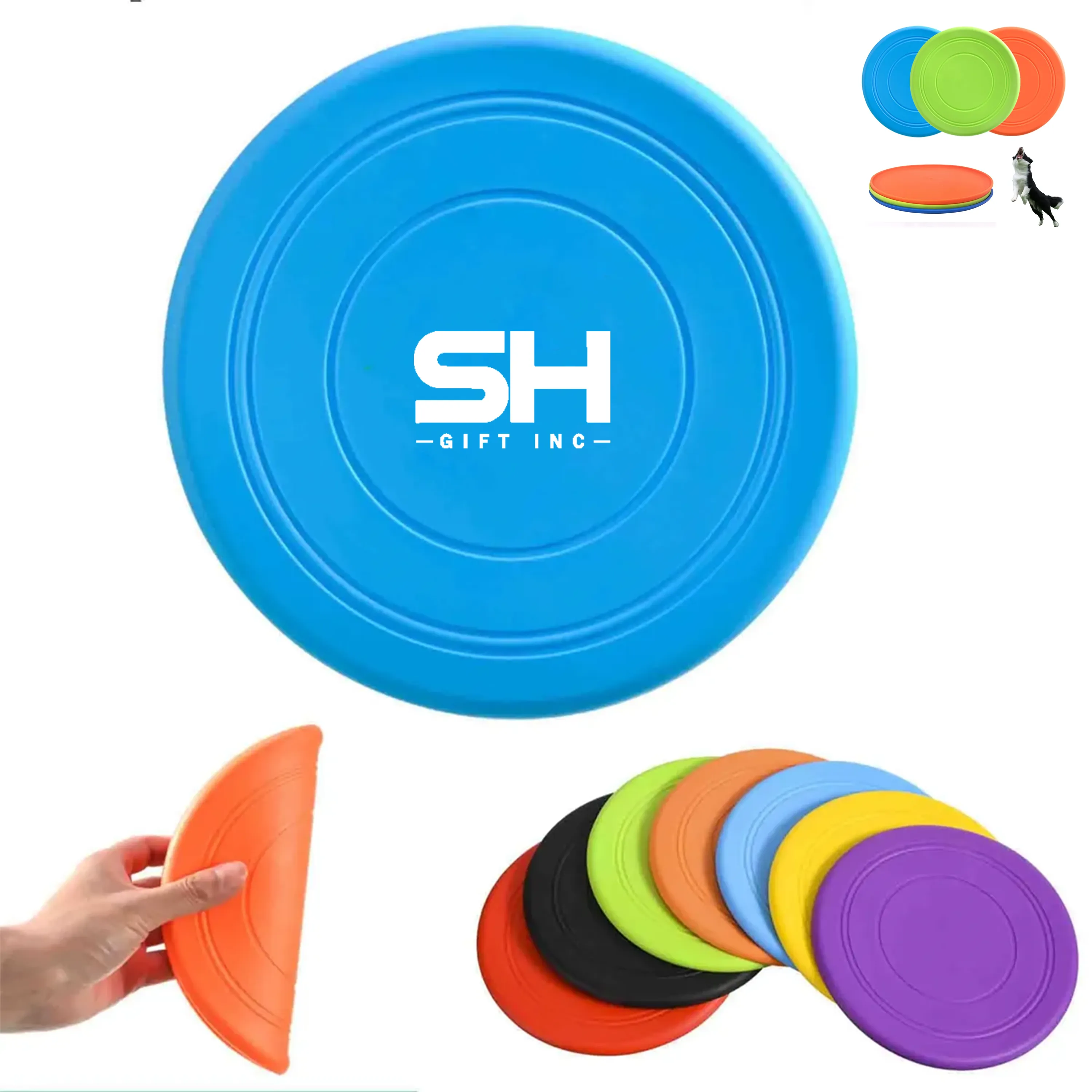 Soft Rubber Interactive Lightweight Flying Disc 1
