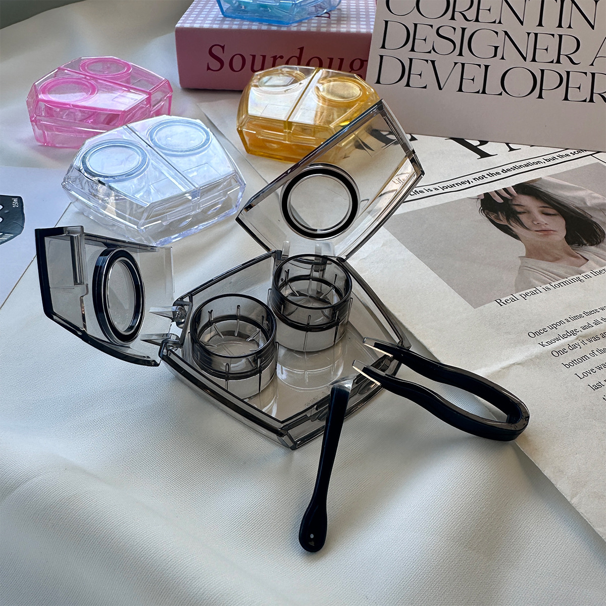 Clear Contact Lens Case 3