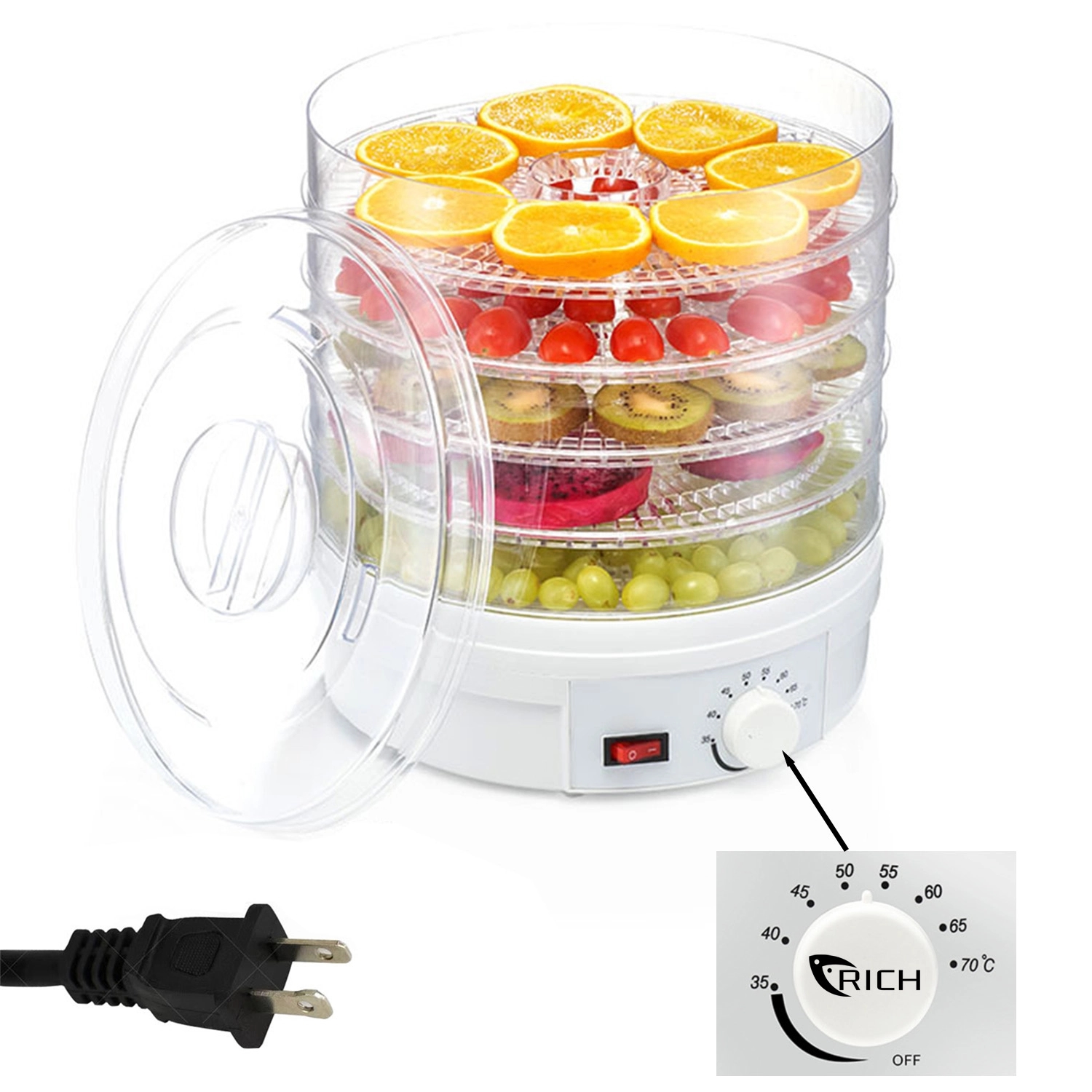 Food Dehydrator For 5 Trays 1