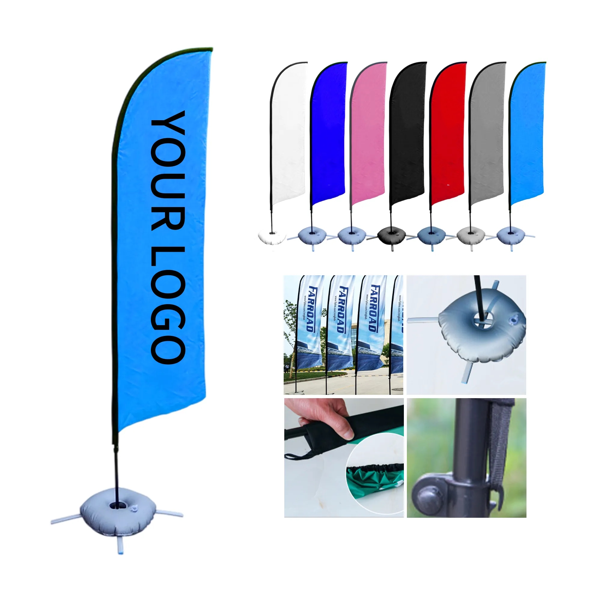 Customizable Outdoor Feather Flag 13