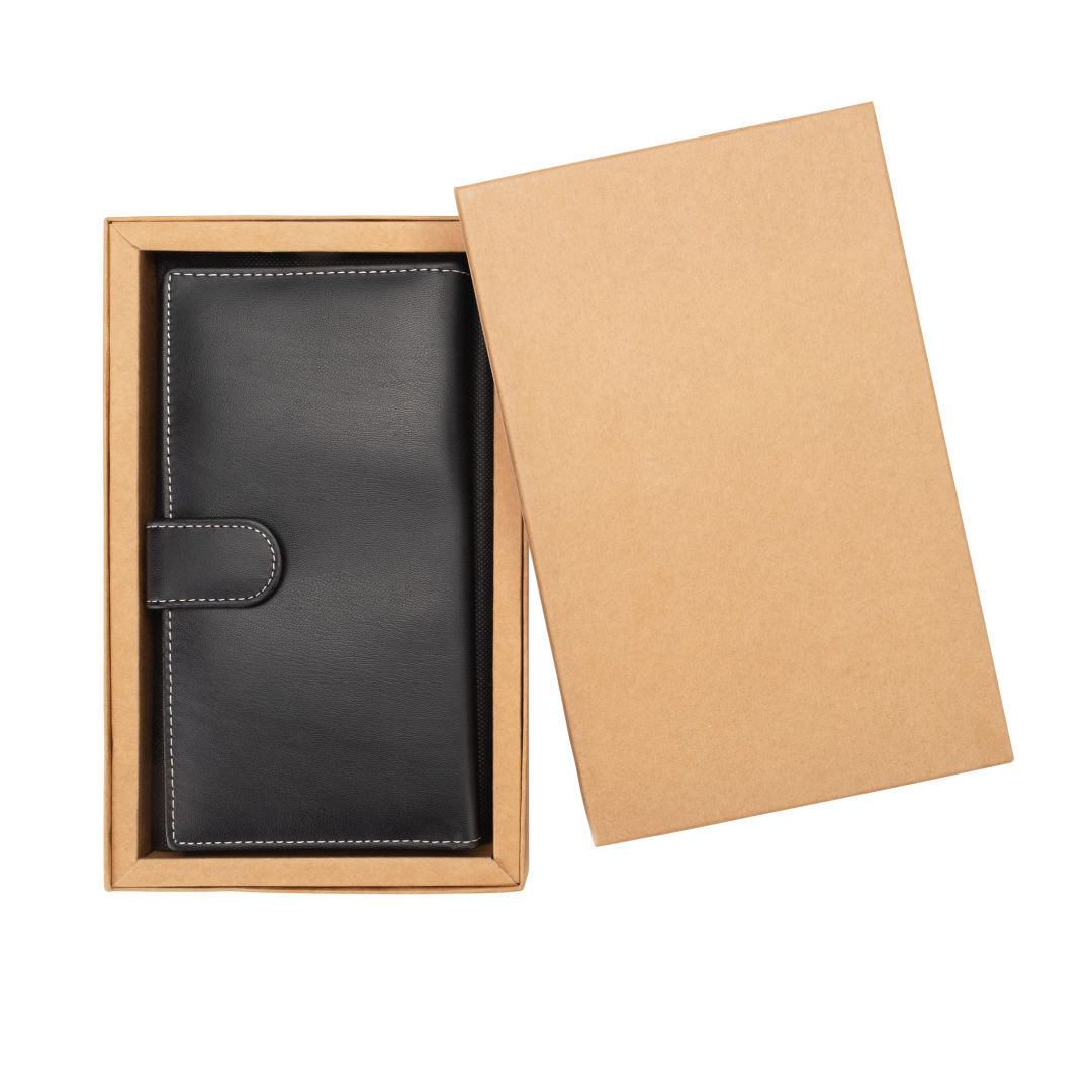 Sarnen Cactus Leather Long Wallet w/Coin Pocket 12