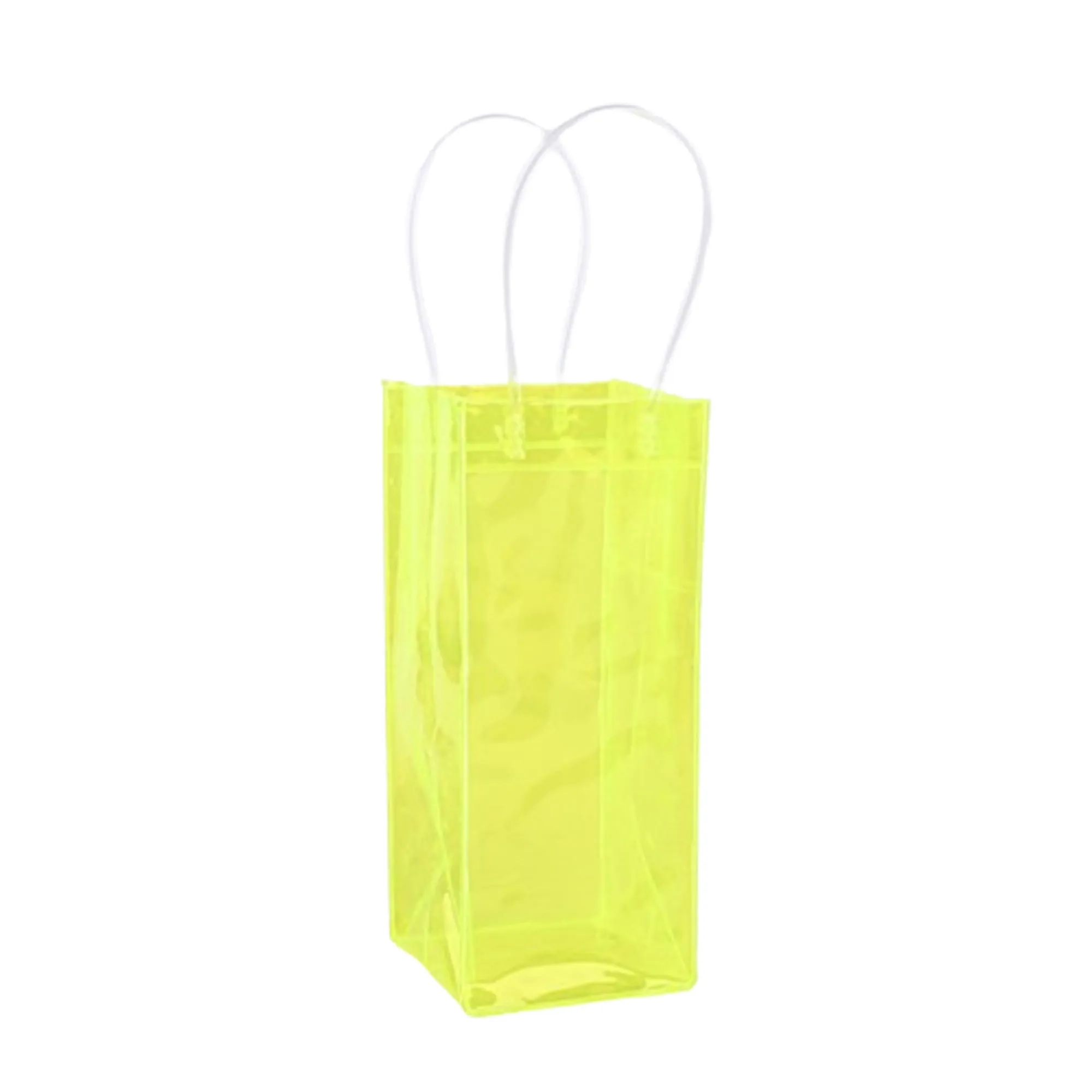 Colored Portable Collapsible Clear Wine Pouch 3