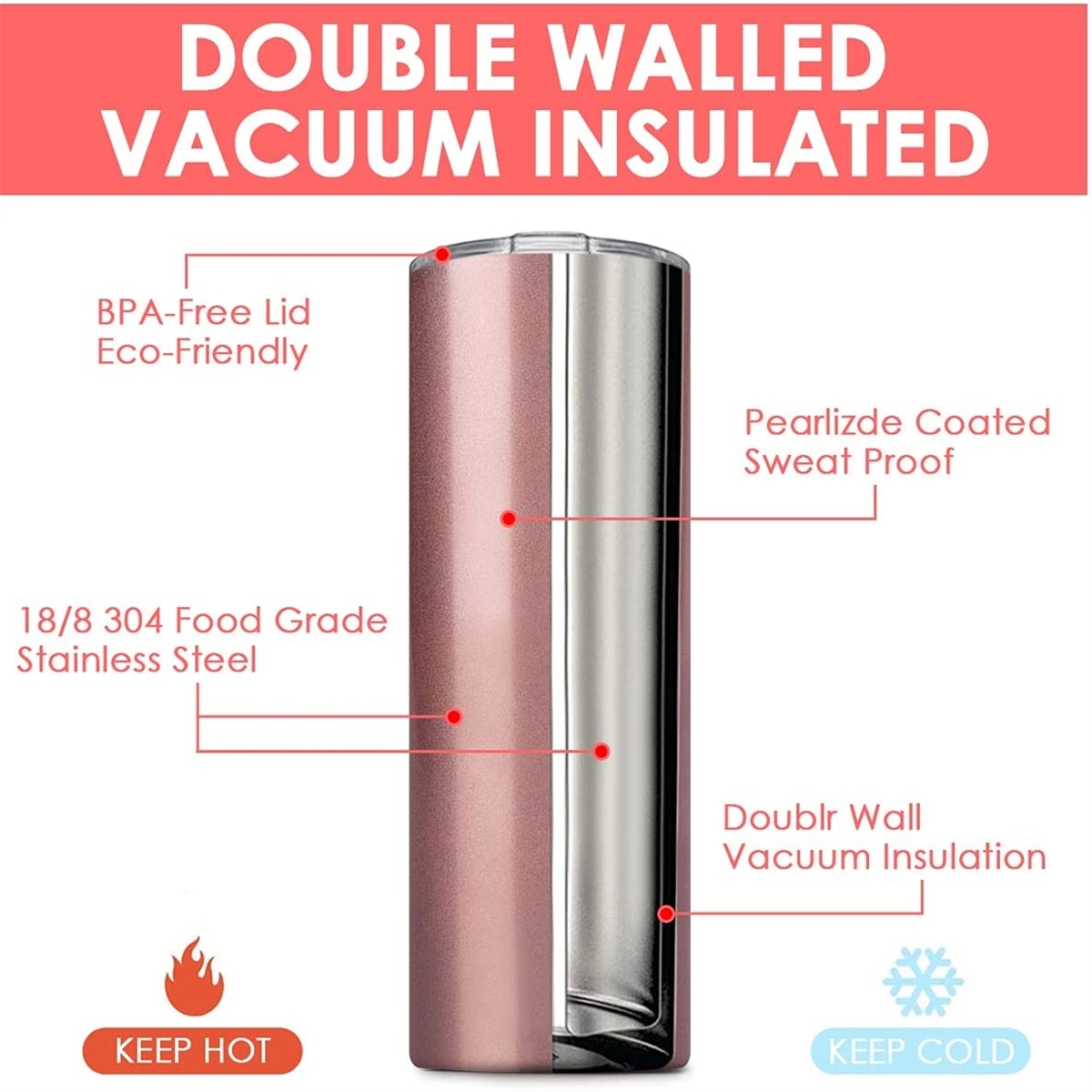20Oz Skinny Tumbler With Straw 4