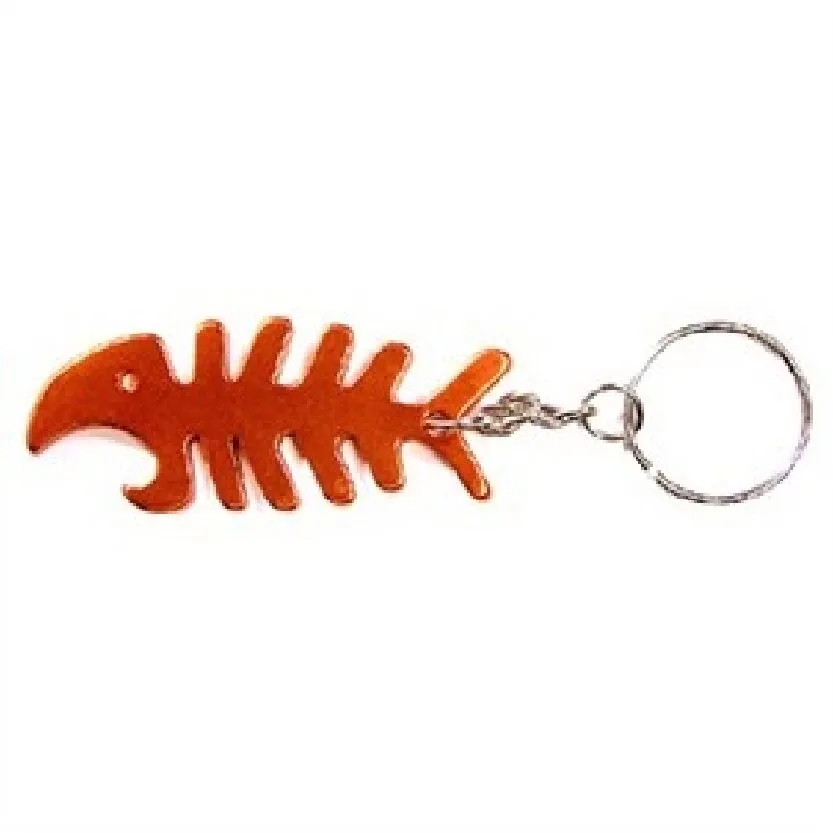 Fish Bone Shaped Metal Bottle Opener with Key Holder 7