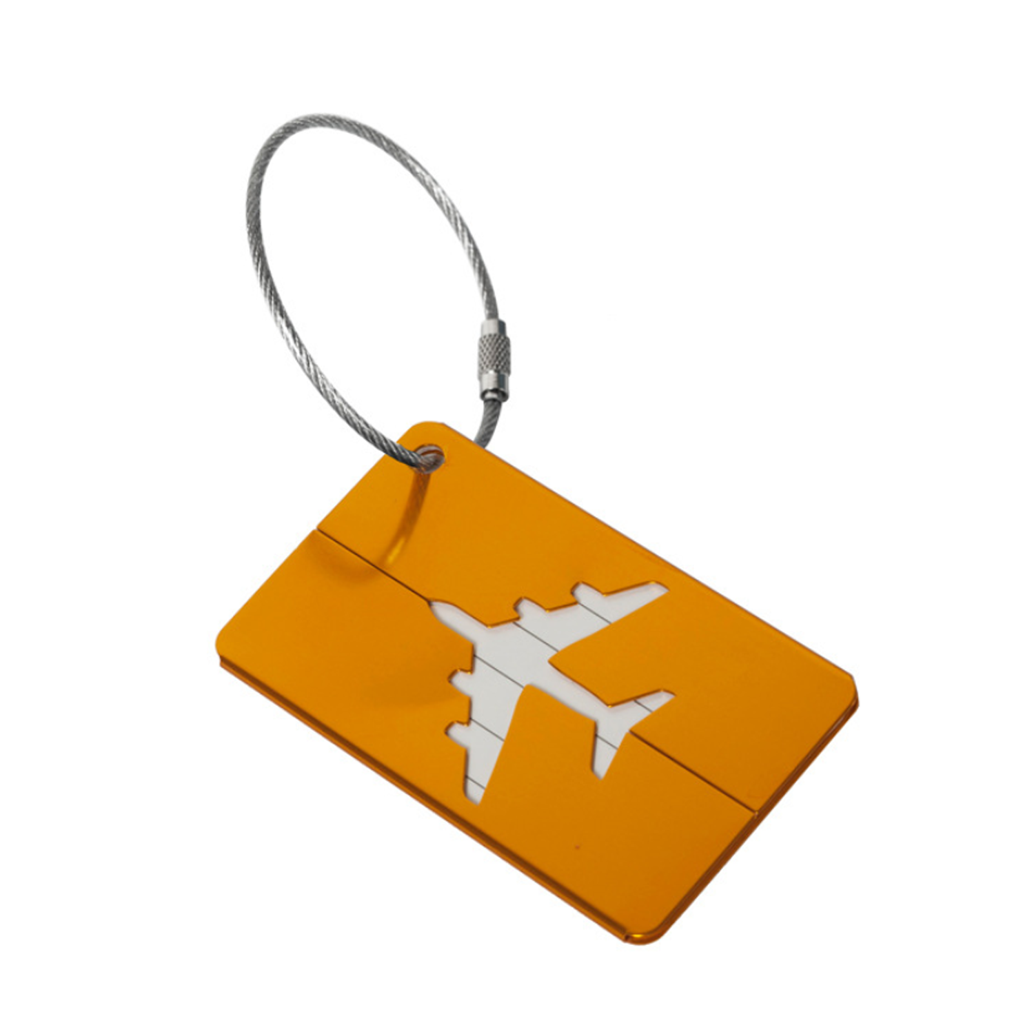 Aluminum Airplane Pattern Tag for Travel Suitcase 5